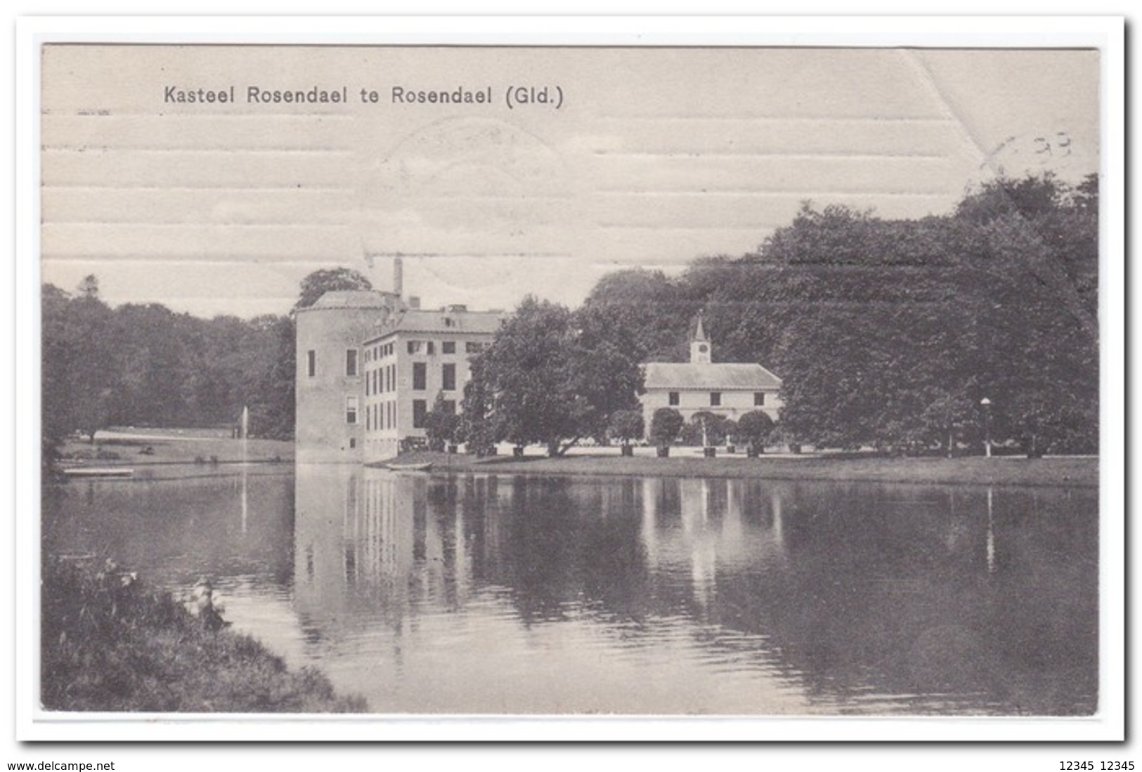 Rosendael, Kasteel Rosendael ( Rechts Boven Vouw ) - Velp / Rozendaal