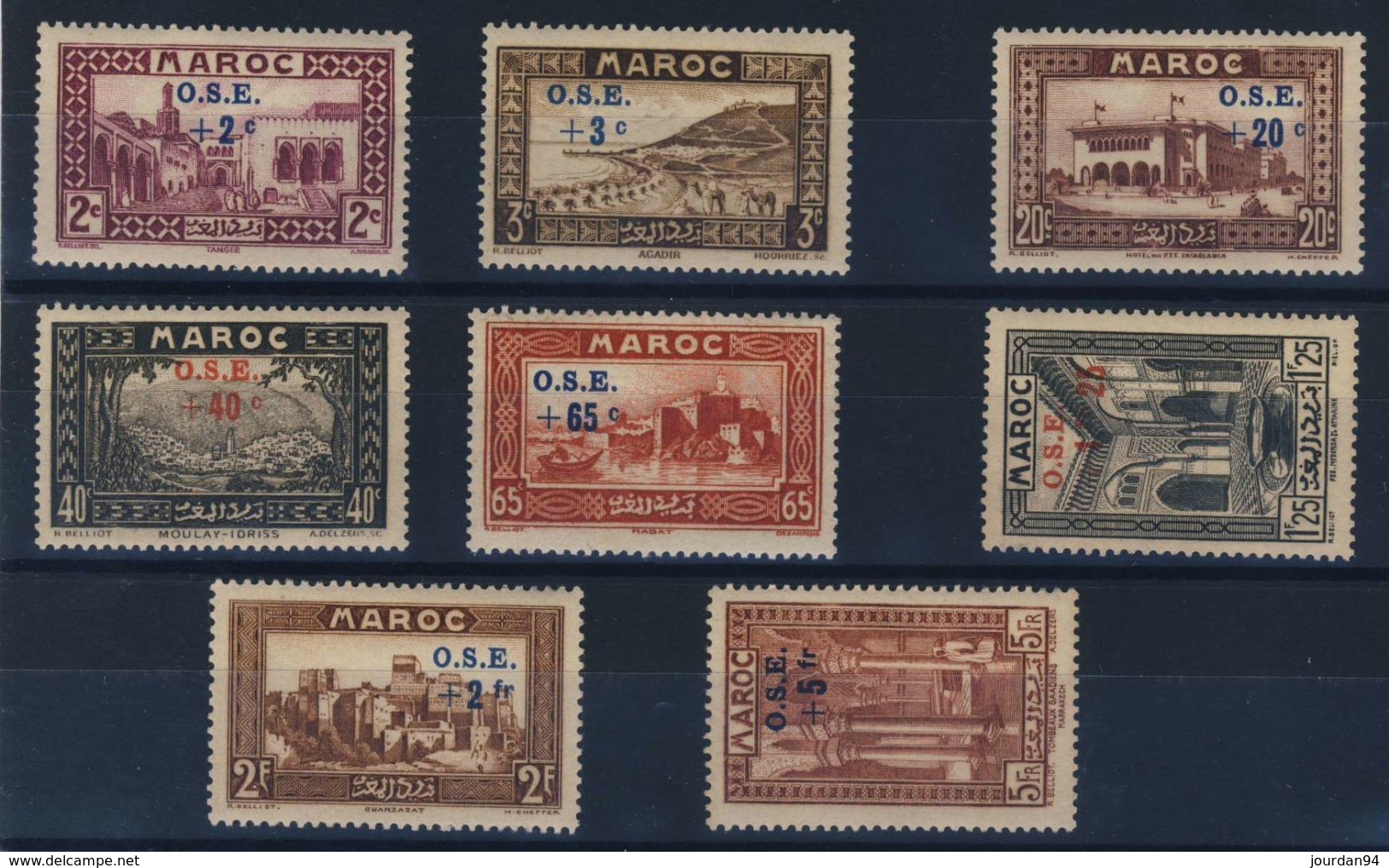 MAROC   N°  153   /  160 - Morocco (1956-...)