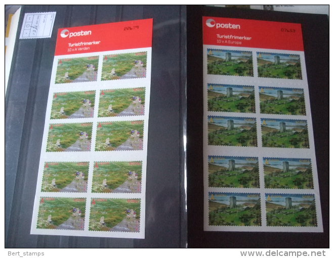 Noorwegen, Norge 2012  MNH Booklet Mi Nr 1782- 1784 Tourismus 3 Booklets Europa - Neufs