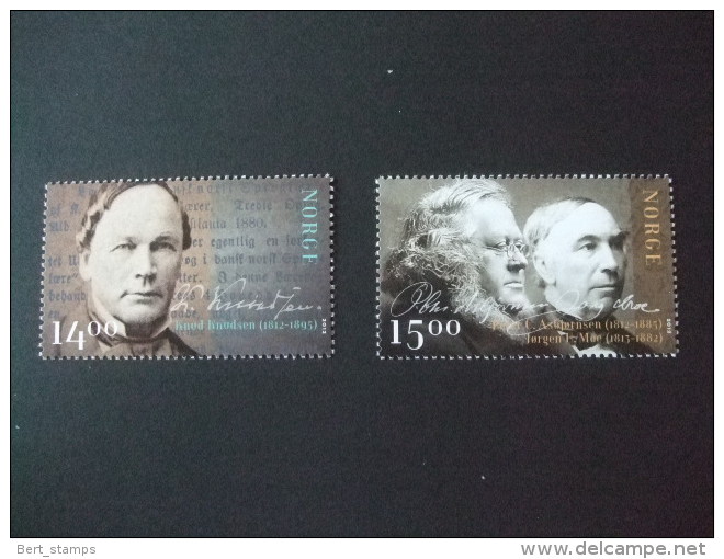 Noorwegen, Norge 2012  MNH Mi Nr 1796 - 1797 Knud Knudsen En Peter Asbjornsen - Nuovi