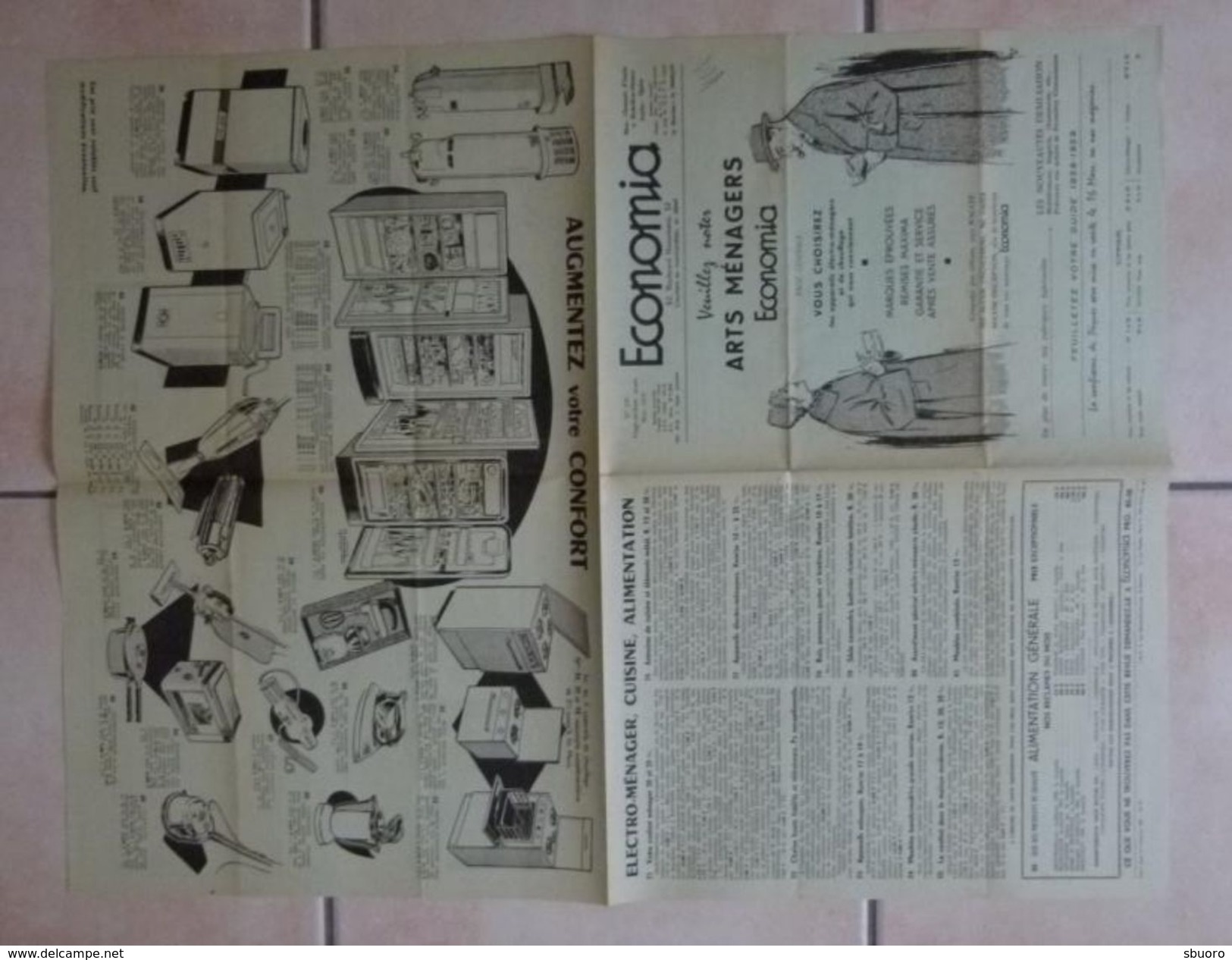 Economia Numéro 230 Mars 1959 : Journal Publicitaire Vie Quotidienne, Services, Appareils électroménager. Vintage, Rétro - House & Decoration