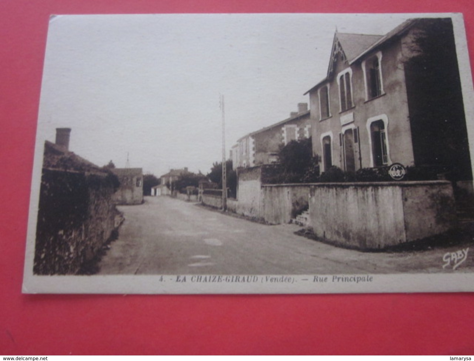 La Chaize Le Vicomte La Chaize -Giraud 85 Vendée - Rue Principale   - CPA Carte Postale--France - La Chaize Le Vicomte