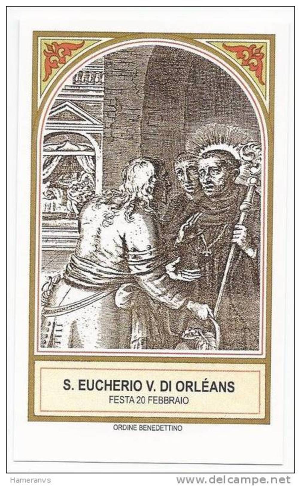 San Eucherio - Vescovo Di Orlèans - Saint Trond - Images Religieuses