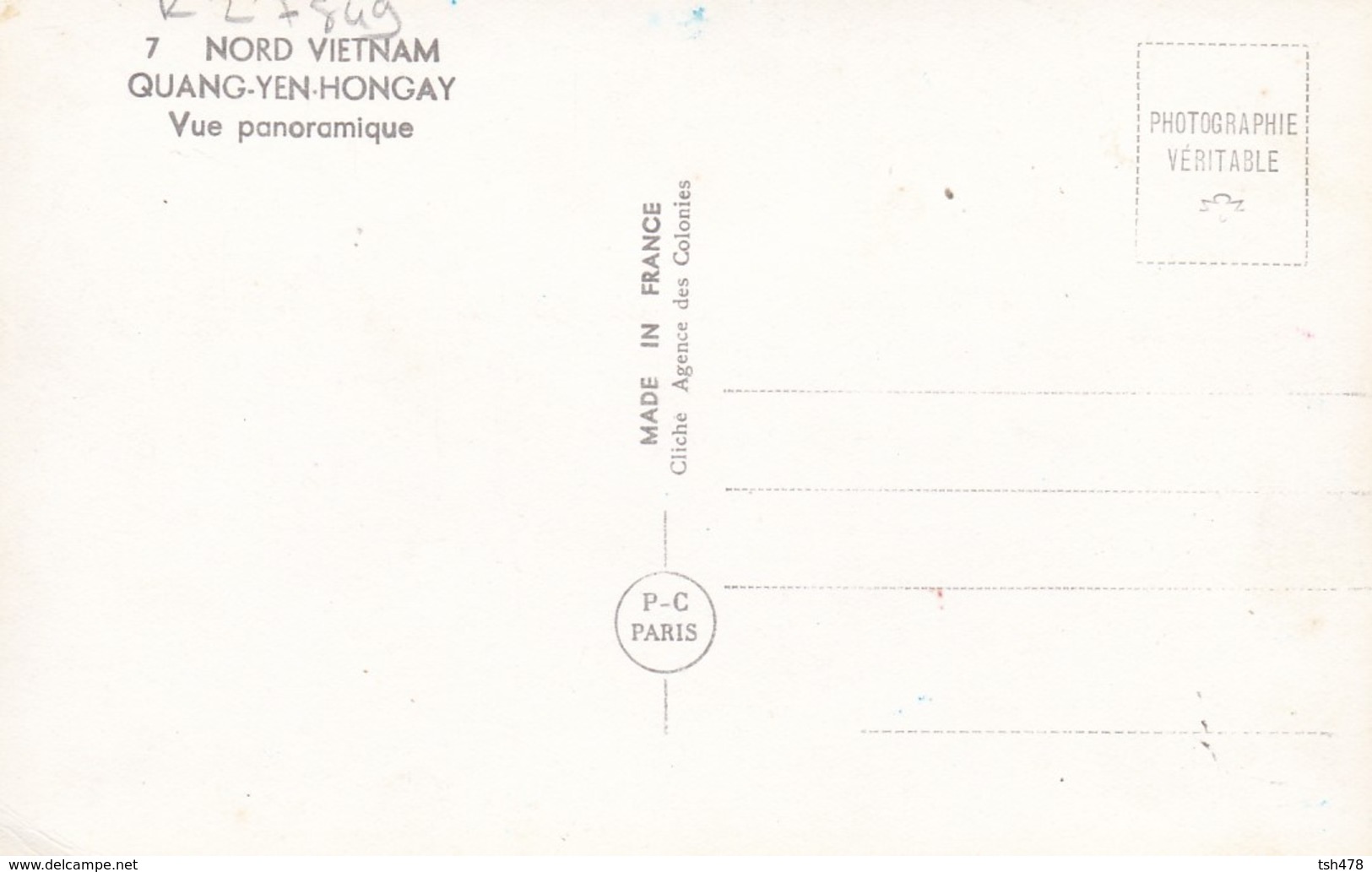 NORD VIETNAM--QUANG YEN--HONGAY--vue Panoramique--voir 2 Scans - Viêt-Nam