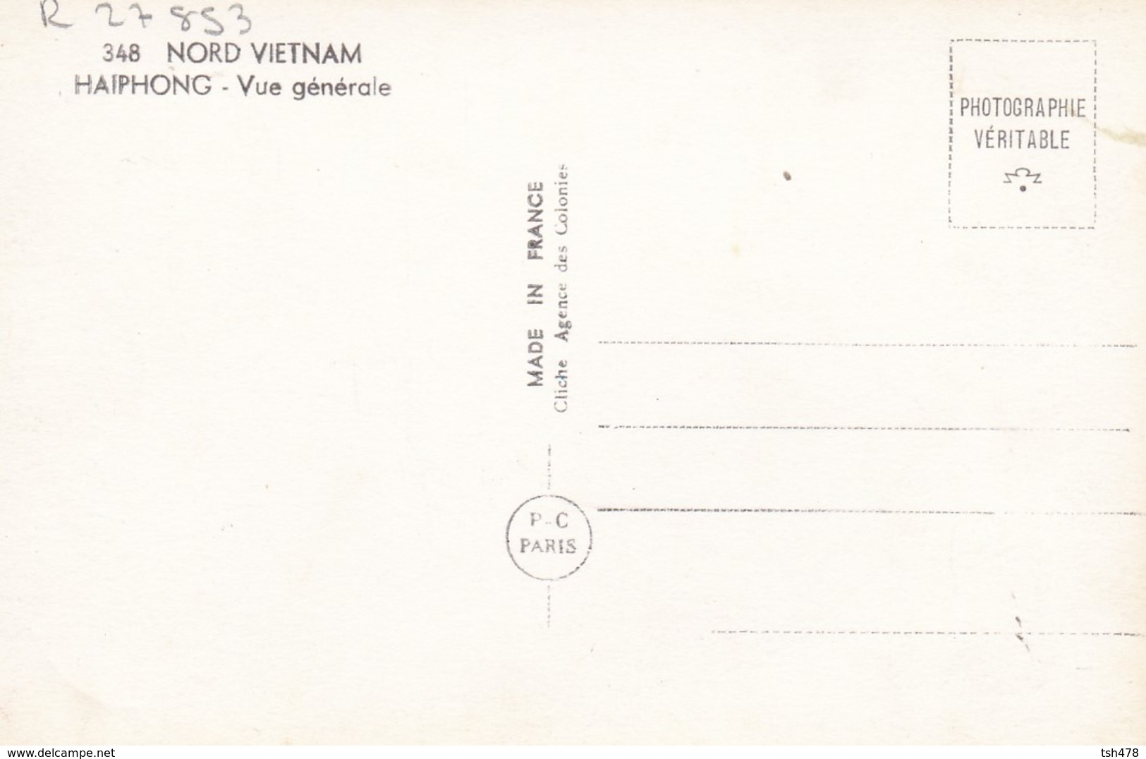 NORD VIETNAM---HAIPHONG--vue Générale--voir 2 Scans - Vietnam