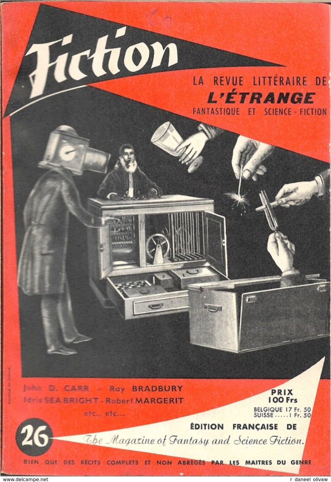 Fiction N° 26, Janvier 1956 (BE+) - Fiction