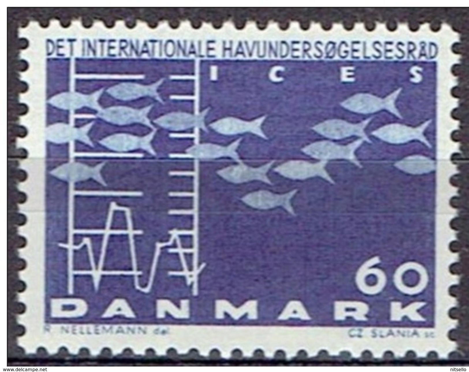 LOTE 2205  ///  DINAMARCA 1964    YVERT Nº: 423  **MNH - Unused Stamps