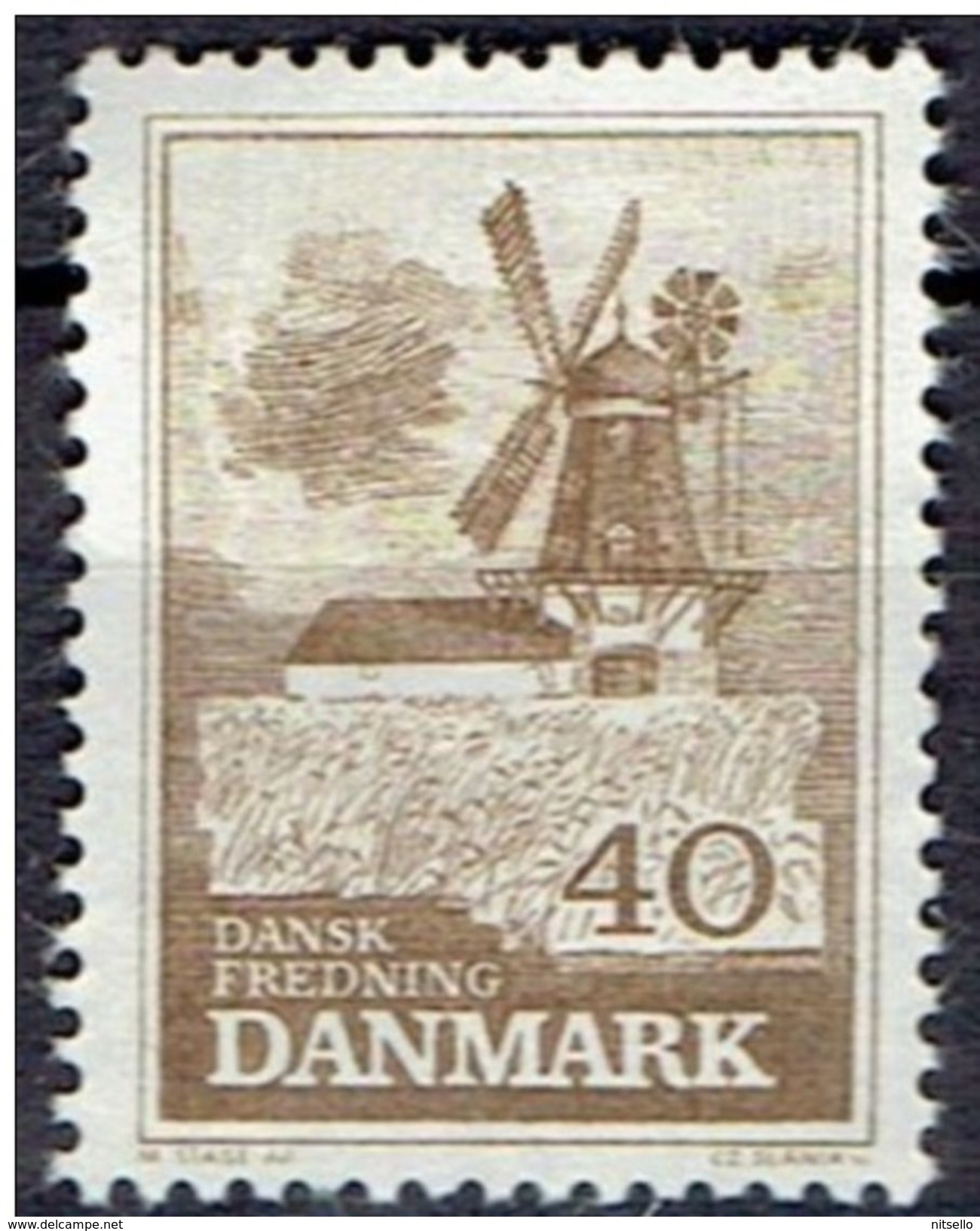 LOTE 2205  ///  DINAMARCA 1965    YVERT Nº: 444a  **MNH - Ungebraucht