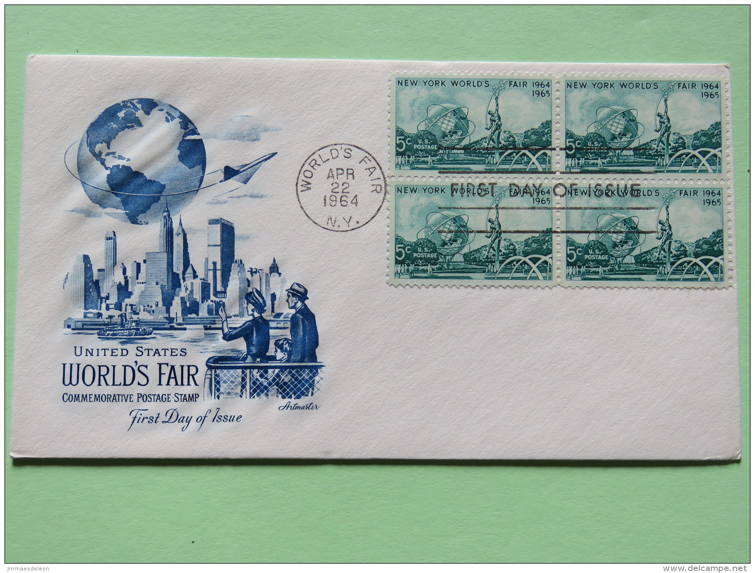 USA 1964 FDC Cover - Ney York World Fair - Covers & Documents