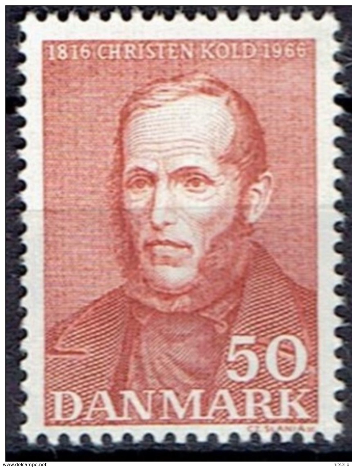 LOTE 2205  ///  DINAMARCA 1966    YVERT Nº: 448  **MNH - Ongebruikt