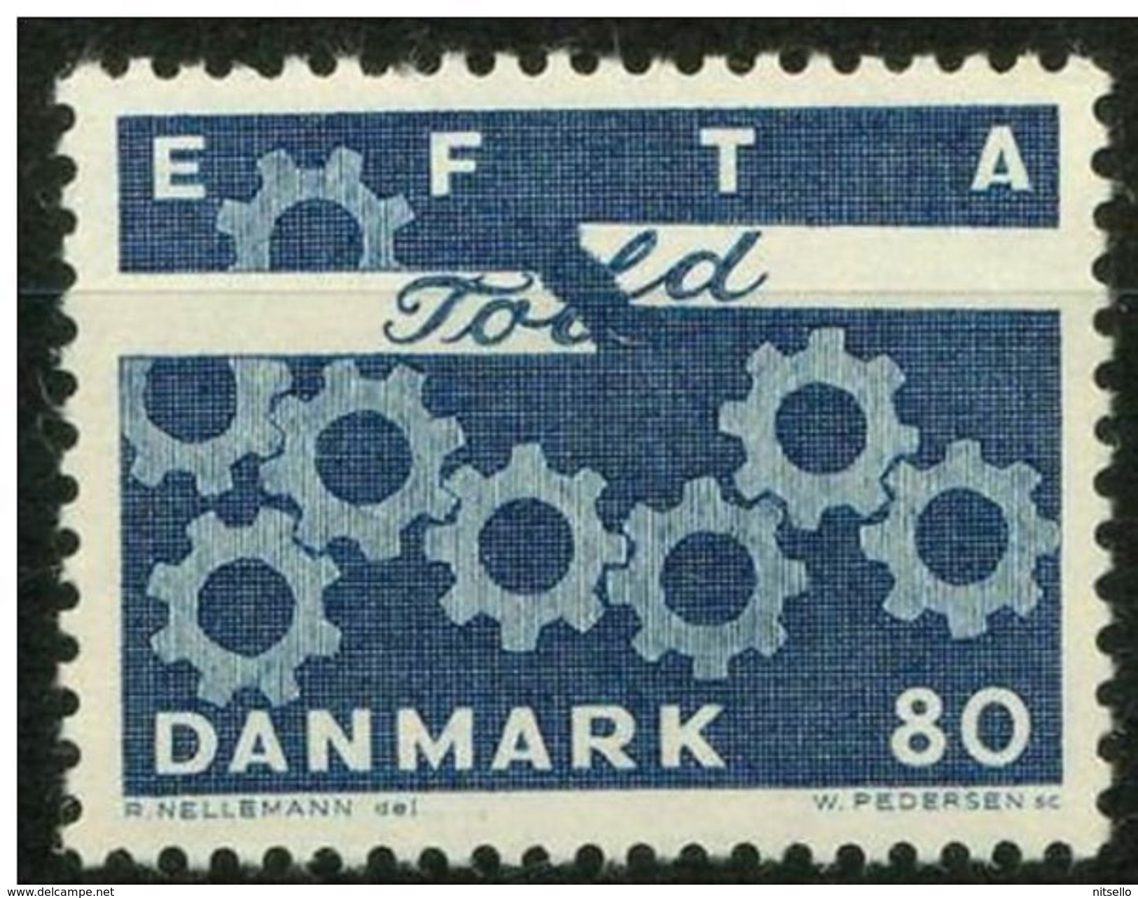 LOTE 2205  ///  DINAMARCA 1966    YVERT Nº: 457  **MNH - Ungebraucht