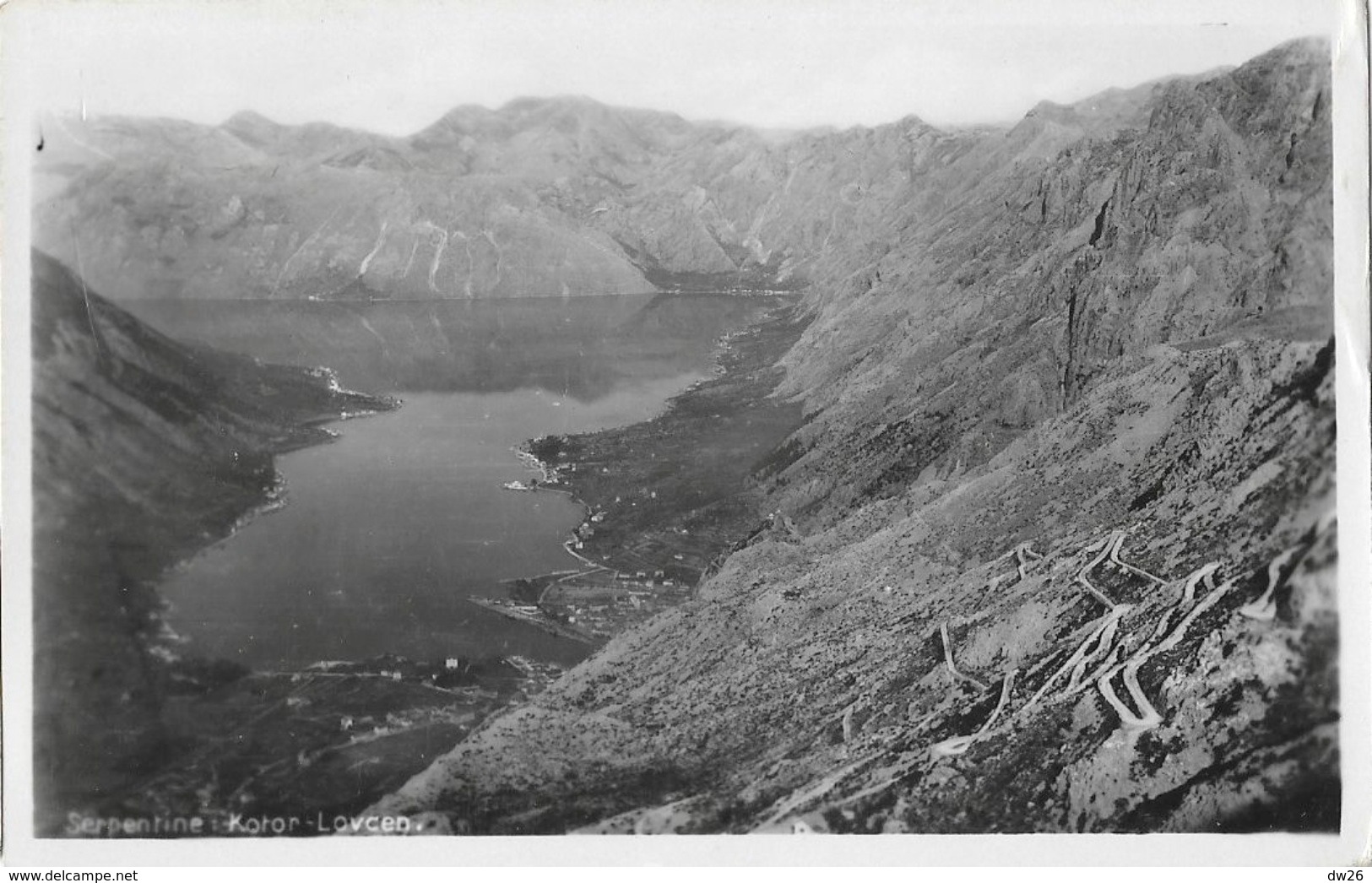 Serpentine - Kotor Lovcen - Carte J. Tosovic N° 59 Non Circulée - Montenegro