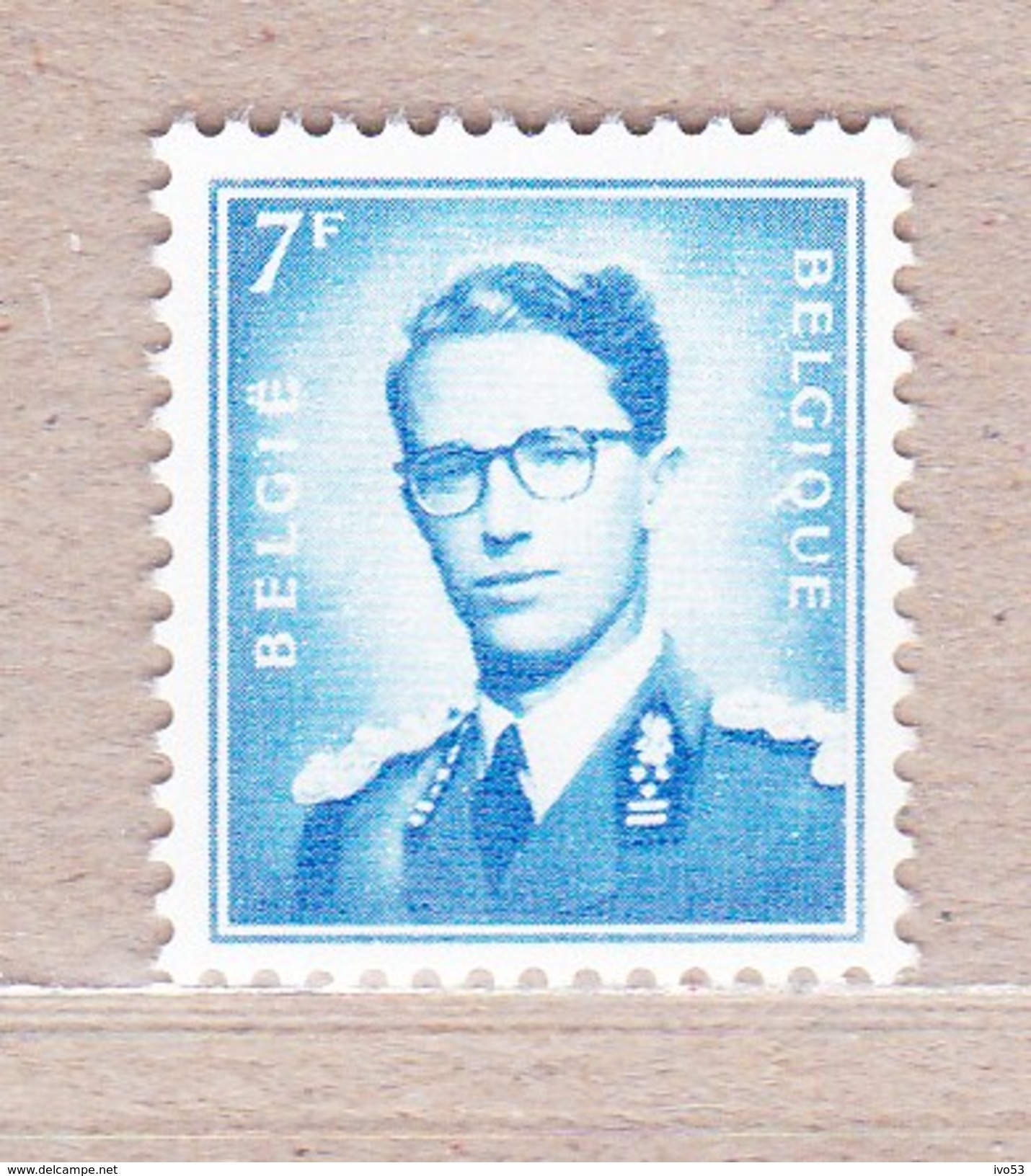 1958 Nr 1069B.P3** Zonder Scharnier, Koning Boudewijn,type Marchand.Fosforescerend Papier. - 1953-1972 Lunettes