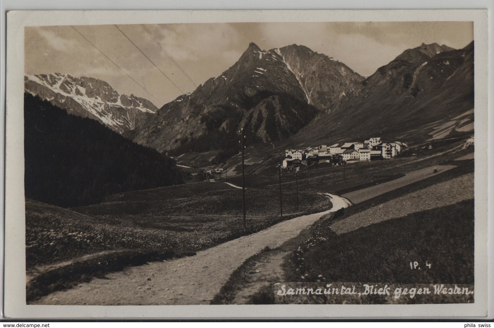 Samnauntal, Blick Gegen Westen - Samnaun