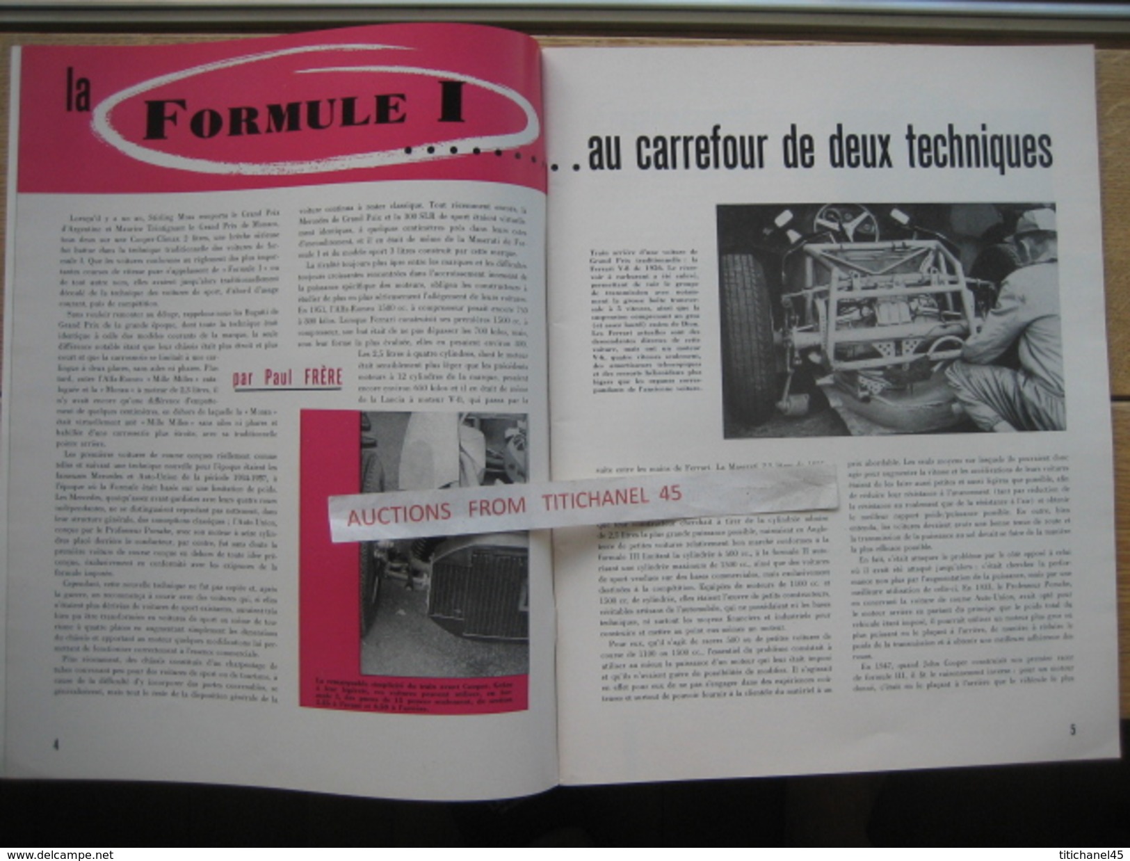 ENGLEBERT MAGAZINE N° 257 - 1959 -STIRLING MOSS-VON TRIPS-GENDEBIEN-HAWTHORN-PETER COLLINS- Salon De GENEVE - Voitures