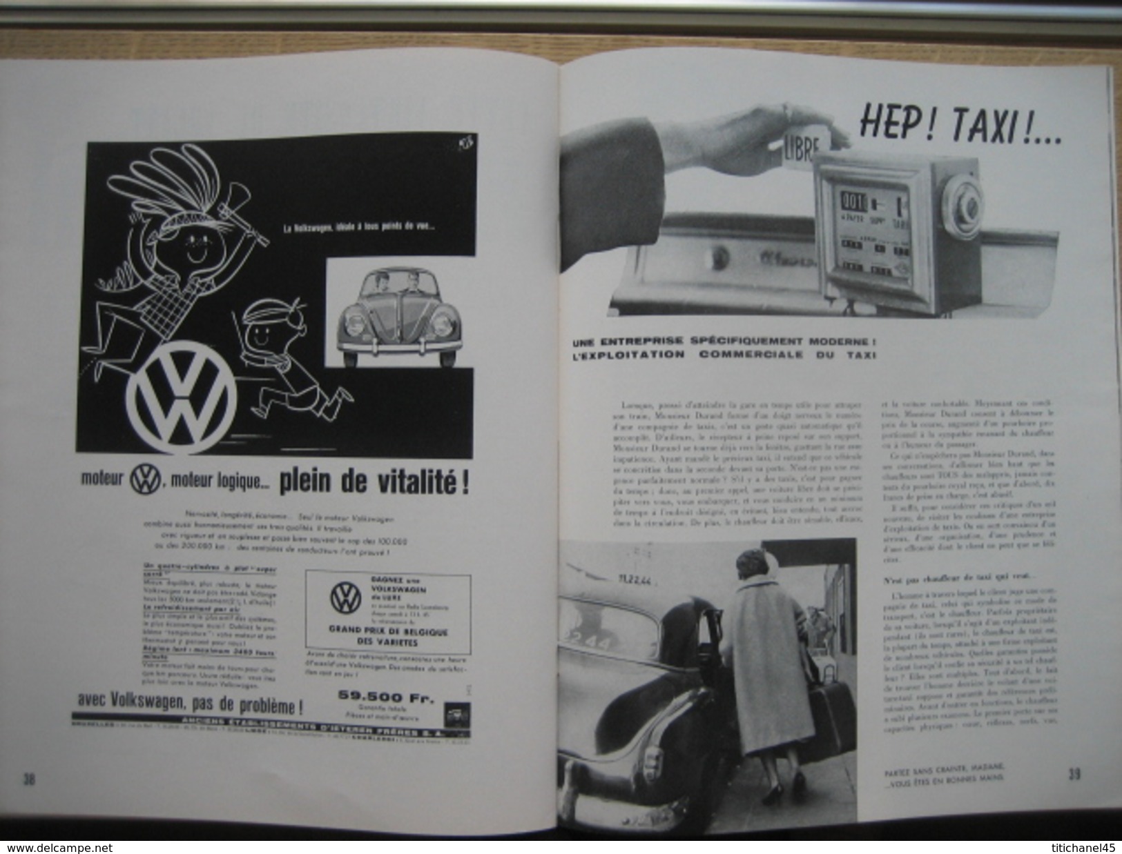 ENGLEBERT MAGAZINE N° 257 - 1959 -STIRLING MOSS-VON TRIPS-GENDEBIEN-HAWTHORN-PETER COLLINS- Salon de GENEVE