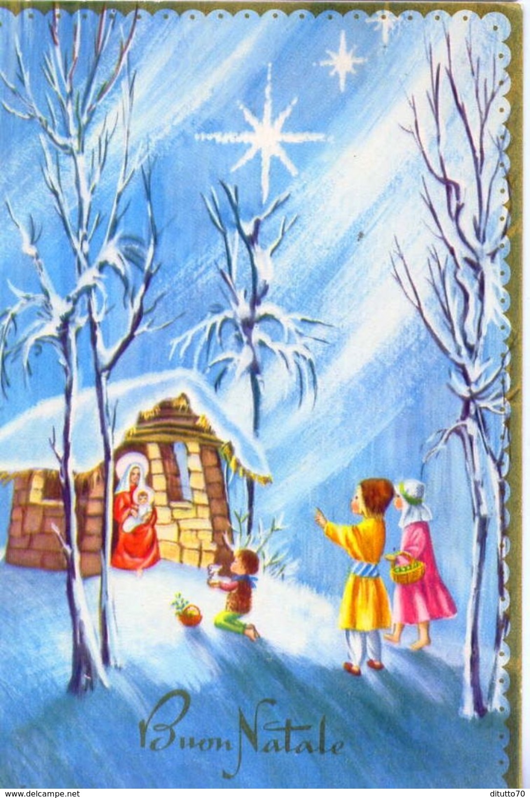 Buon Natale - Bambini - 1309 - Formato Grande Non Viaggiata &ndash; Ar - Altri & Non Classificati