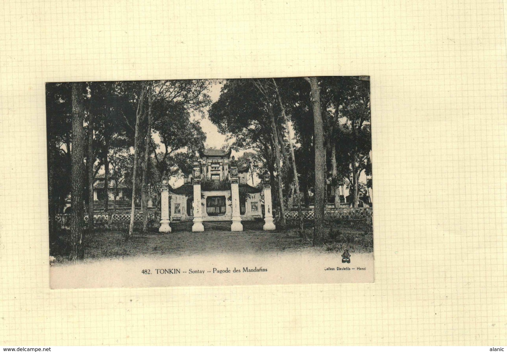 VIET NAM-TONKIN -   SONTAY - Pagode Des Mandarins       -N° 482 - Vietnam