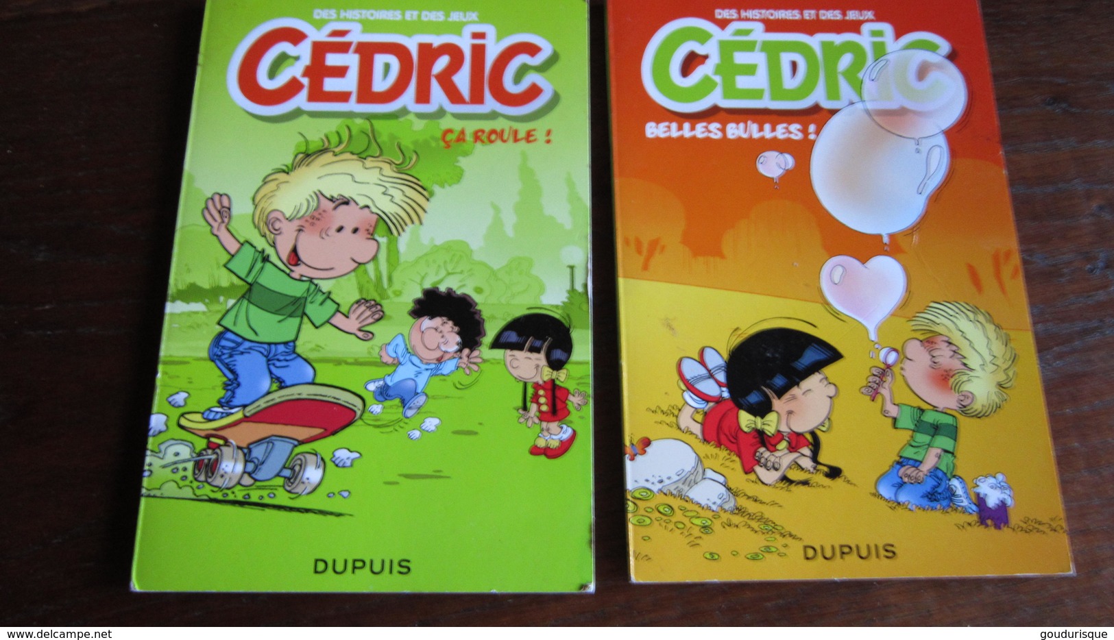 CEDRIC 2 Livres Jeux Happy Meal LAUDEC  CAUVIN - Cédric