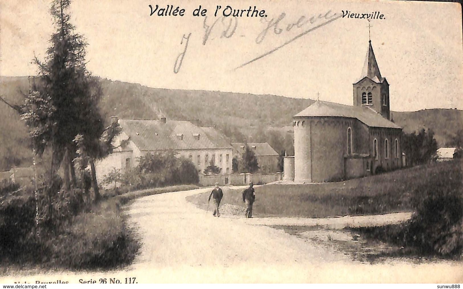 Vieuxville  - Eglise, Animée - Ferrieres