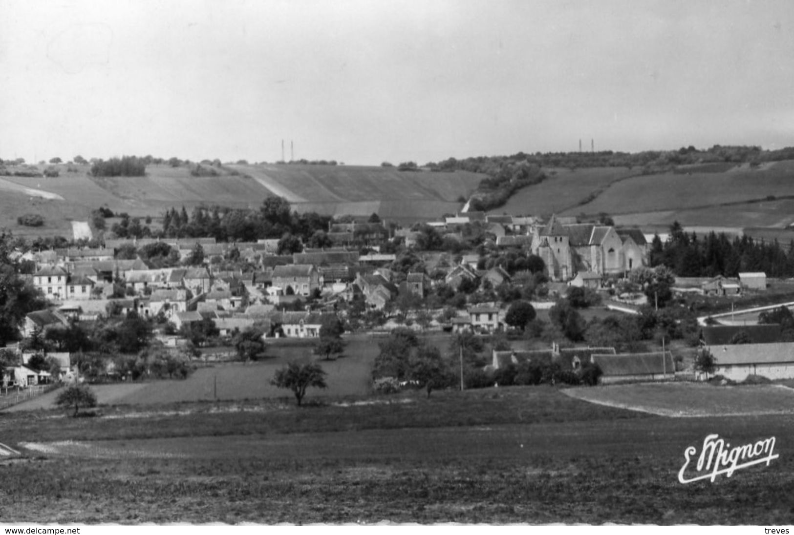 89. CPSM NAILLY. Vue Générale, - Autres & Non Classés