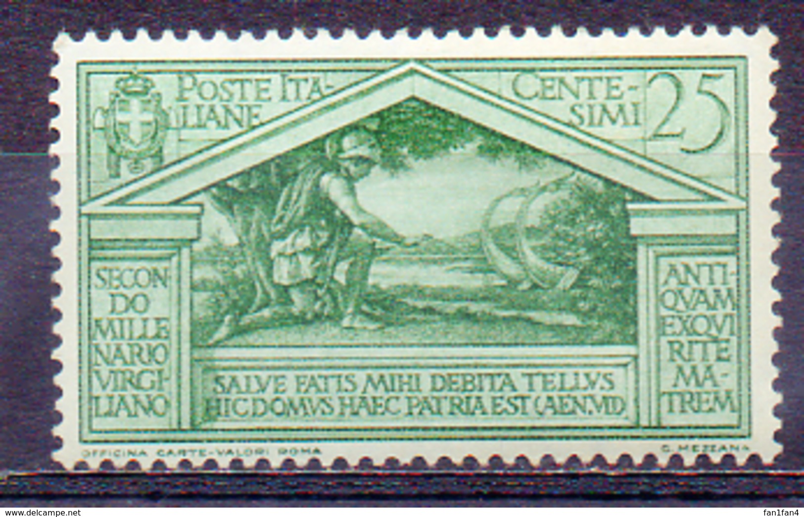 ITALIE (Royaume) - 1930 - N° 265 - 25 C. Vert - (Bimillénaire De La Naissance De Virgile) - Nuovi