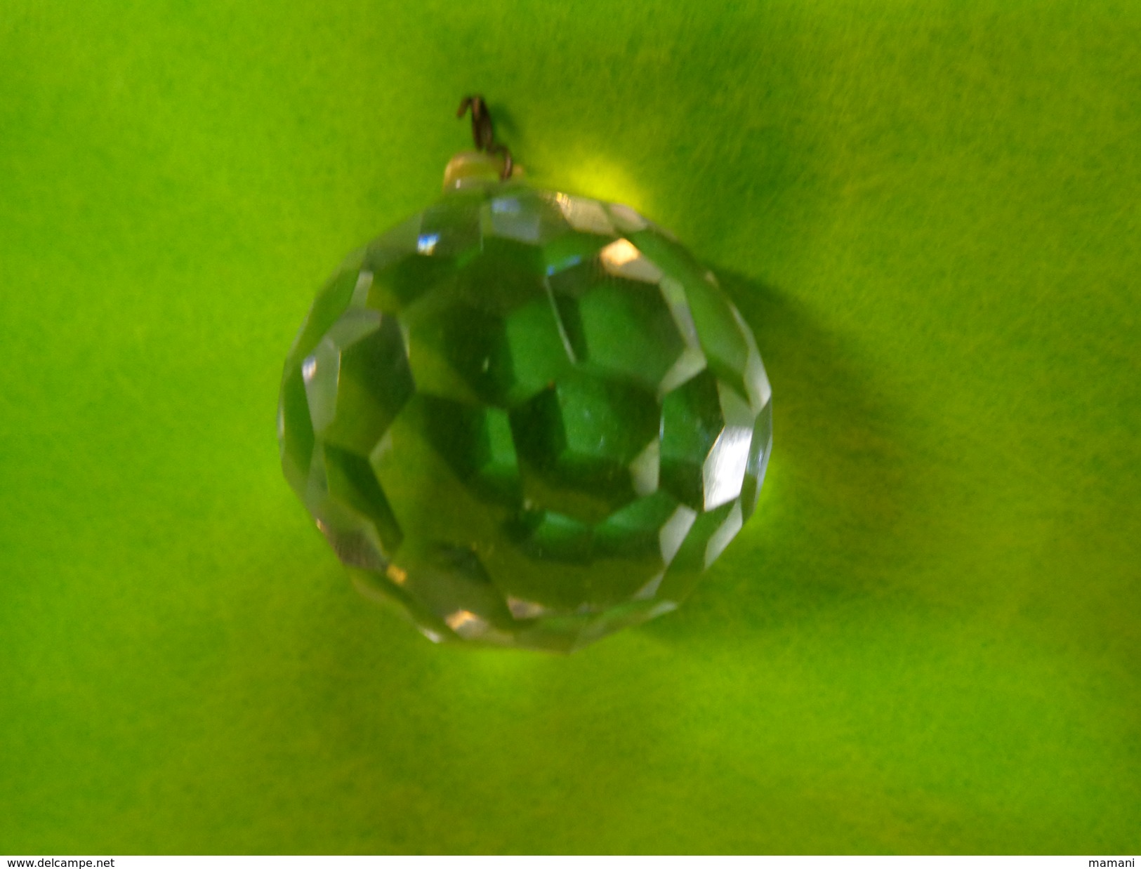 Boule De Lustre En Cristal à Facette Pour Lustre à Pampille  Mesure 4 Cm De Diamètre. Avec Crochet - Luminaires & Lustres