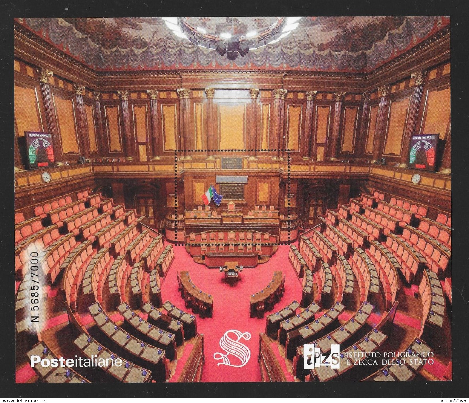 2016 - Folder Con Foglietto Erinnofilo - Senato Della Repubblica - Nuovo** (5 Foto) Numerato - - Folder