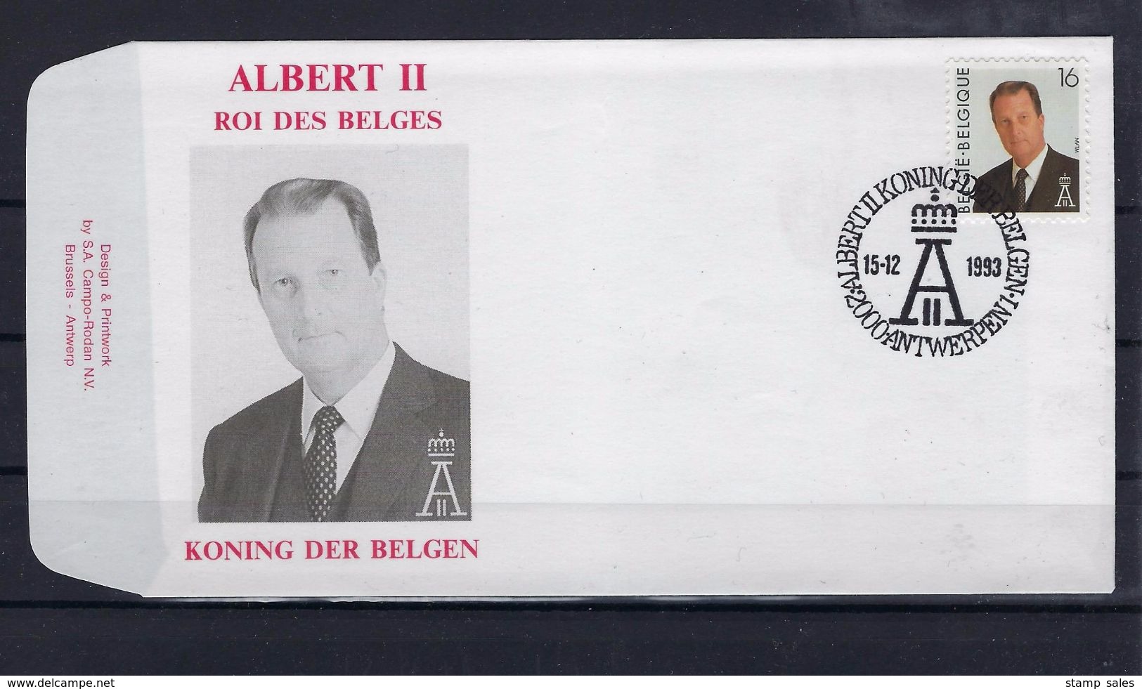 N°2532FDC GESTEMPELD Antwerpen 1 COB &euro; 6,00 SUPERBE - 1991-2000