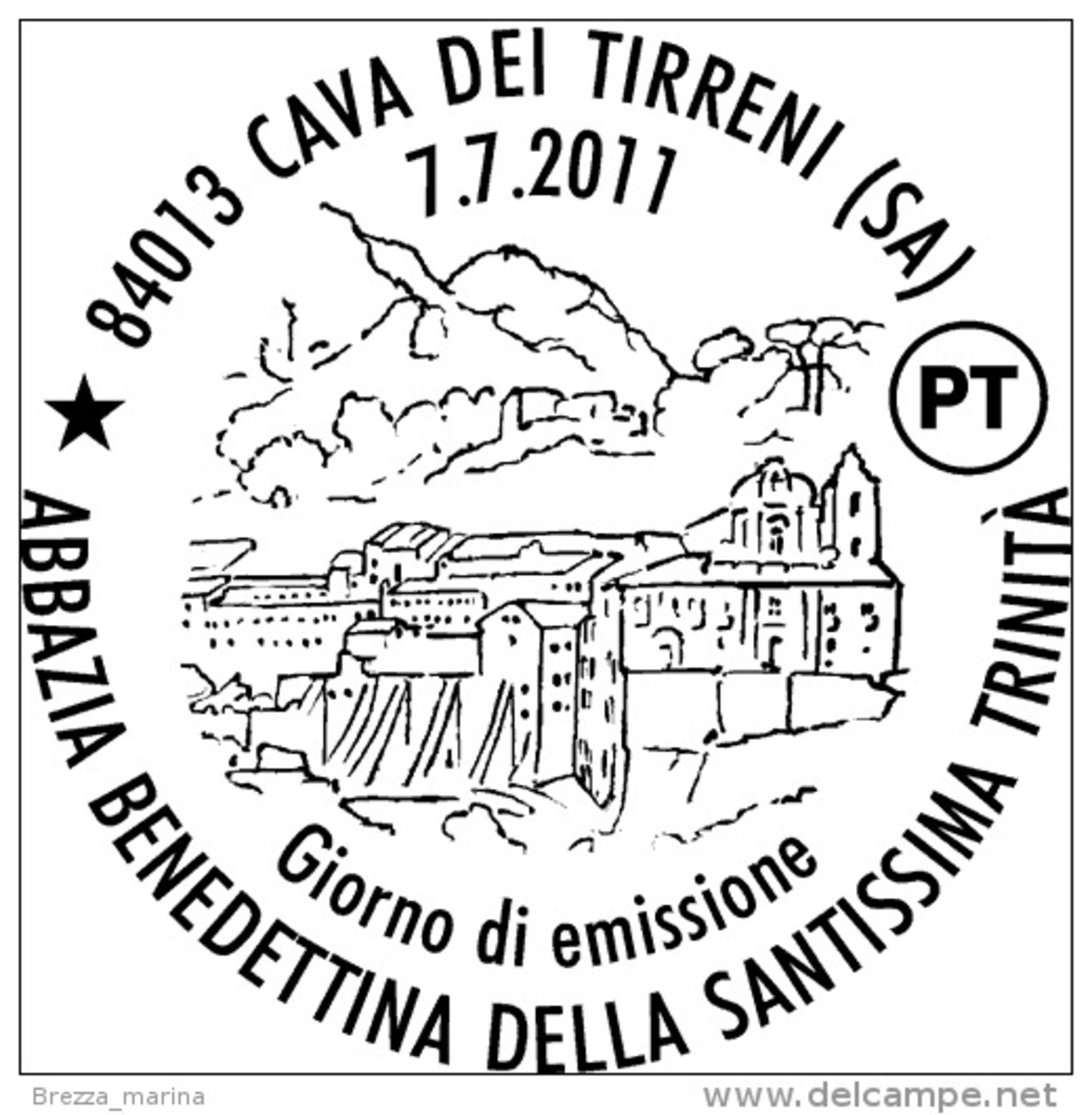 ITALIA - Usato - 2011 - Abbazia Della Santissima Trinità Di Cava De´ Tirreni (SA)  - 0,60 &euro; - 2011-20: Usati