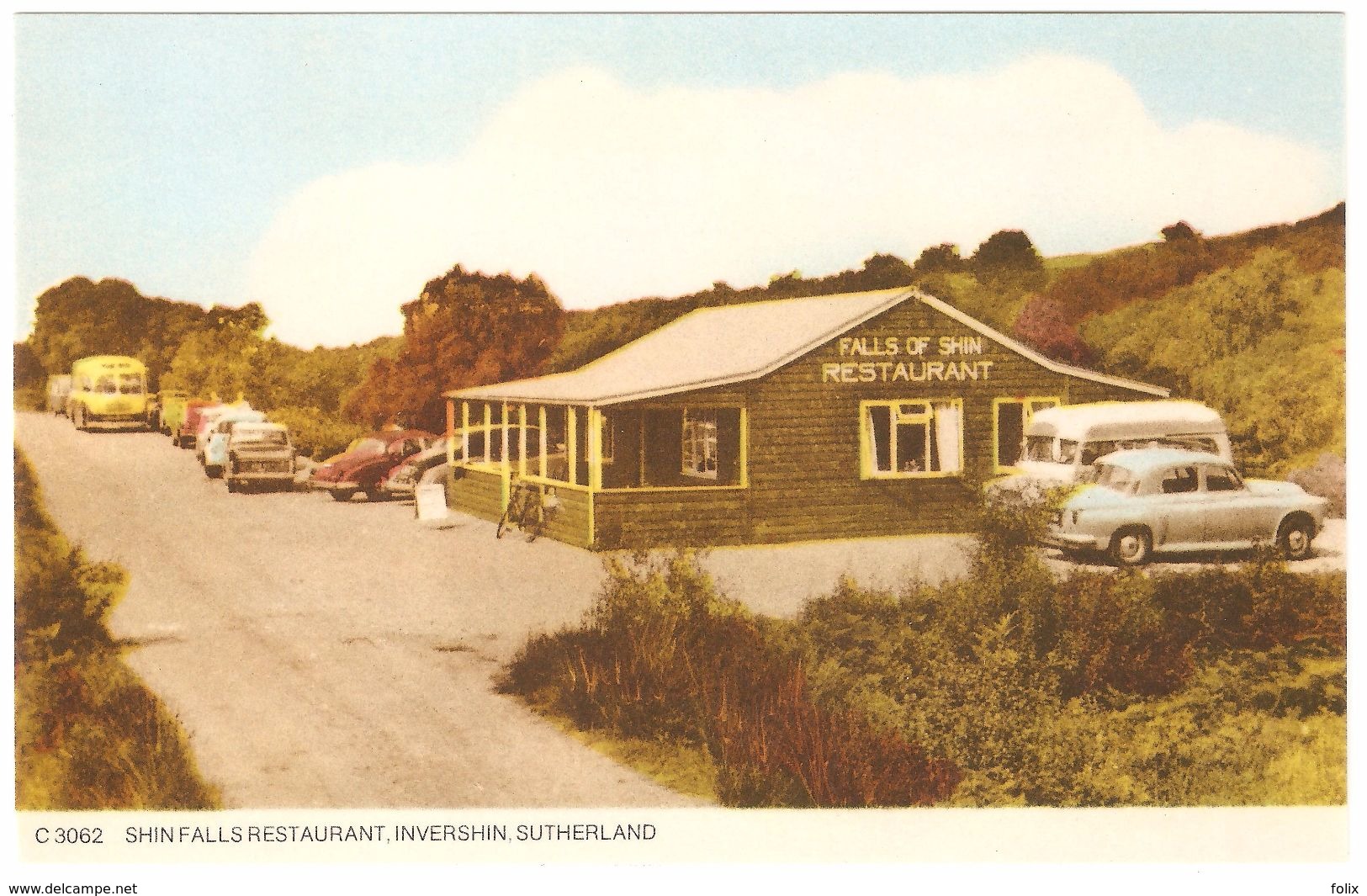 Invershin - Shin Falls Restaurant, Invershin, Sutherland - Oldtimer Cars - Sutherland