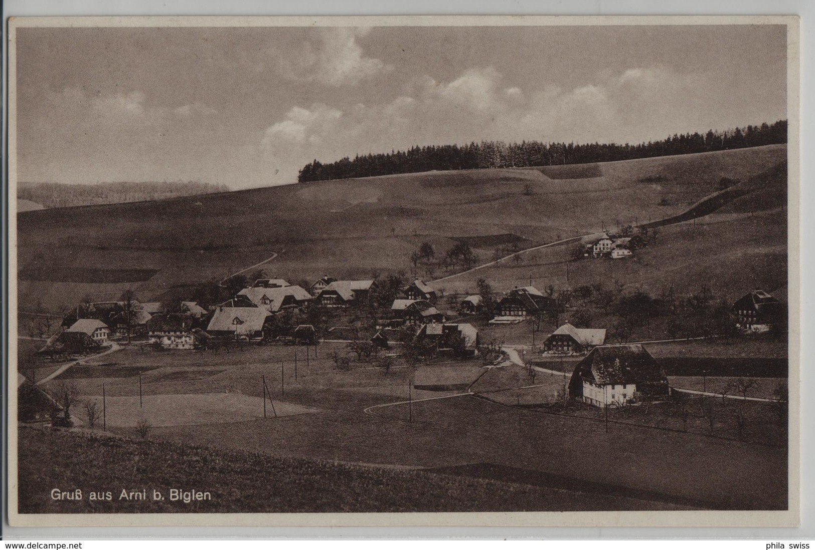 Gruss Aus Arni Bei Biglen - Photo: Müller & Schaya - Biglen