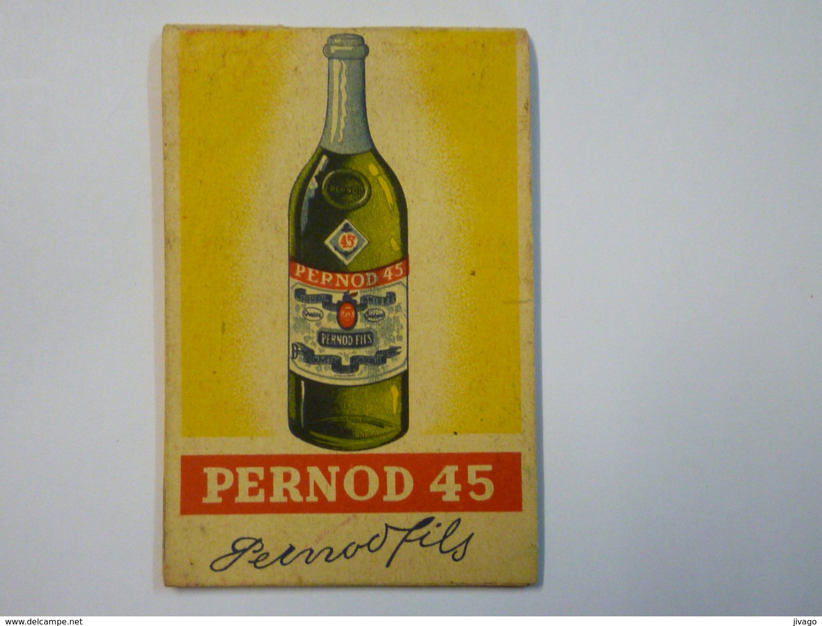 PETIT CARNET  "PUB"   PERNOD 45  -  PERNOD 51    - Alkohol