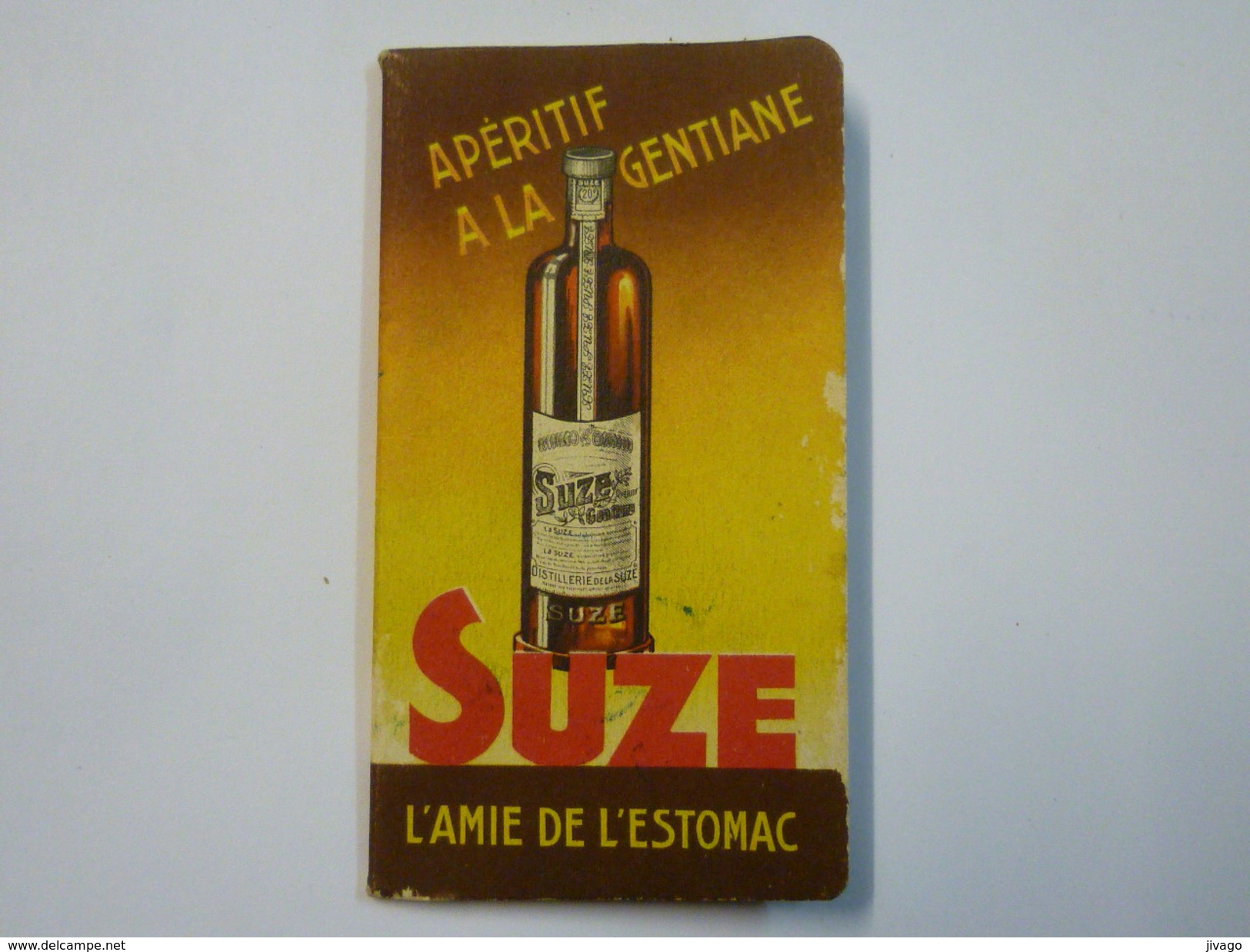 PETIT CARNET-CALENDRIER  1938  "PUB"   SUZE    - Alcohols