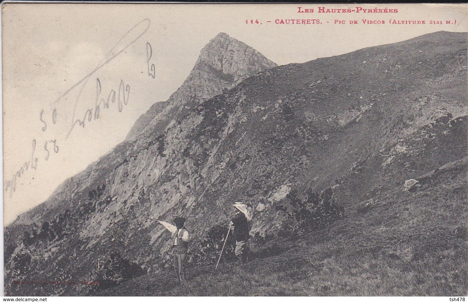 65---CAUTERETS--pic De Viscos--voir 2 Scans - Cauterets