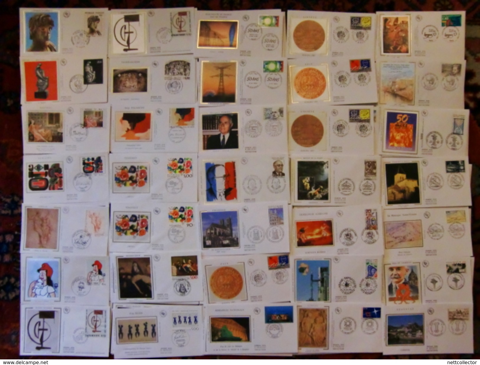 FRANCE + DE 750 FDC  SERIES / TABLEAUX / ....NOMBREUX THEMES / TTB - Unclassified