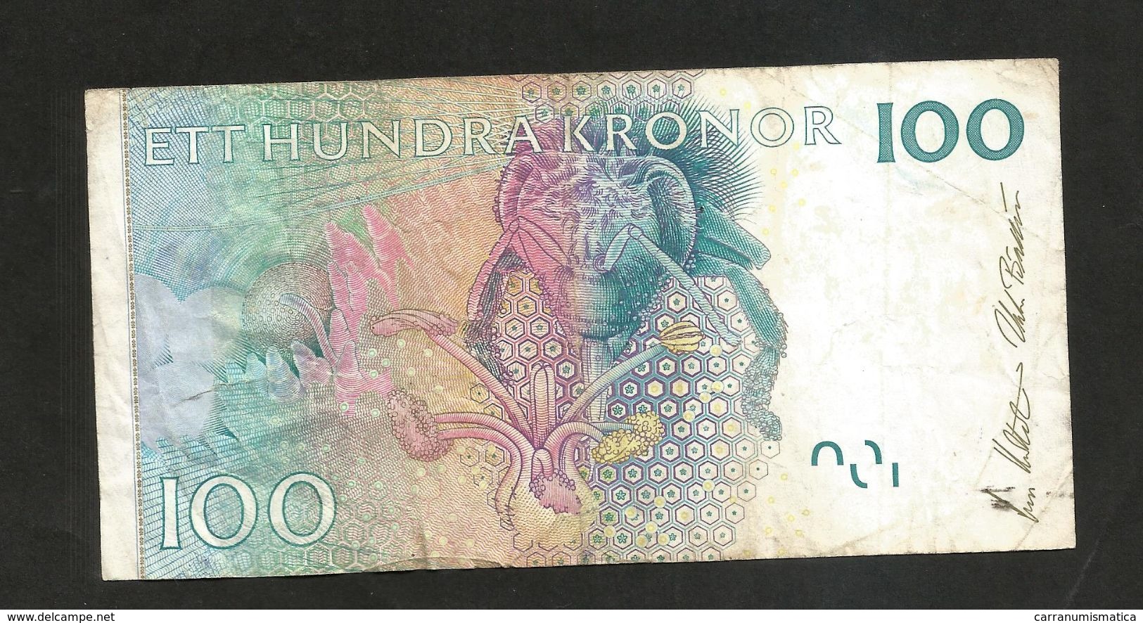 Bank Of SWEDEN - 100 Kronor - Carl Von Linne - Svezia