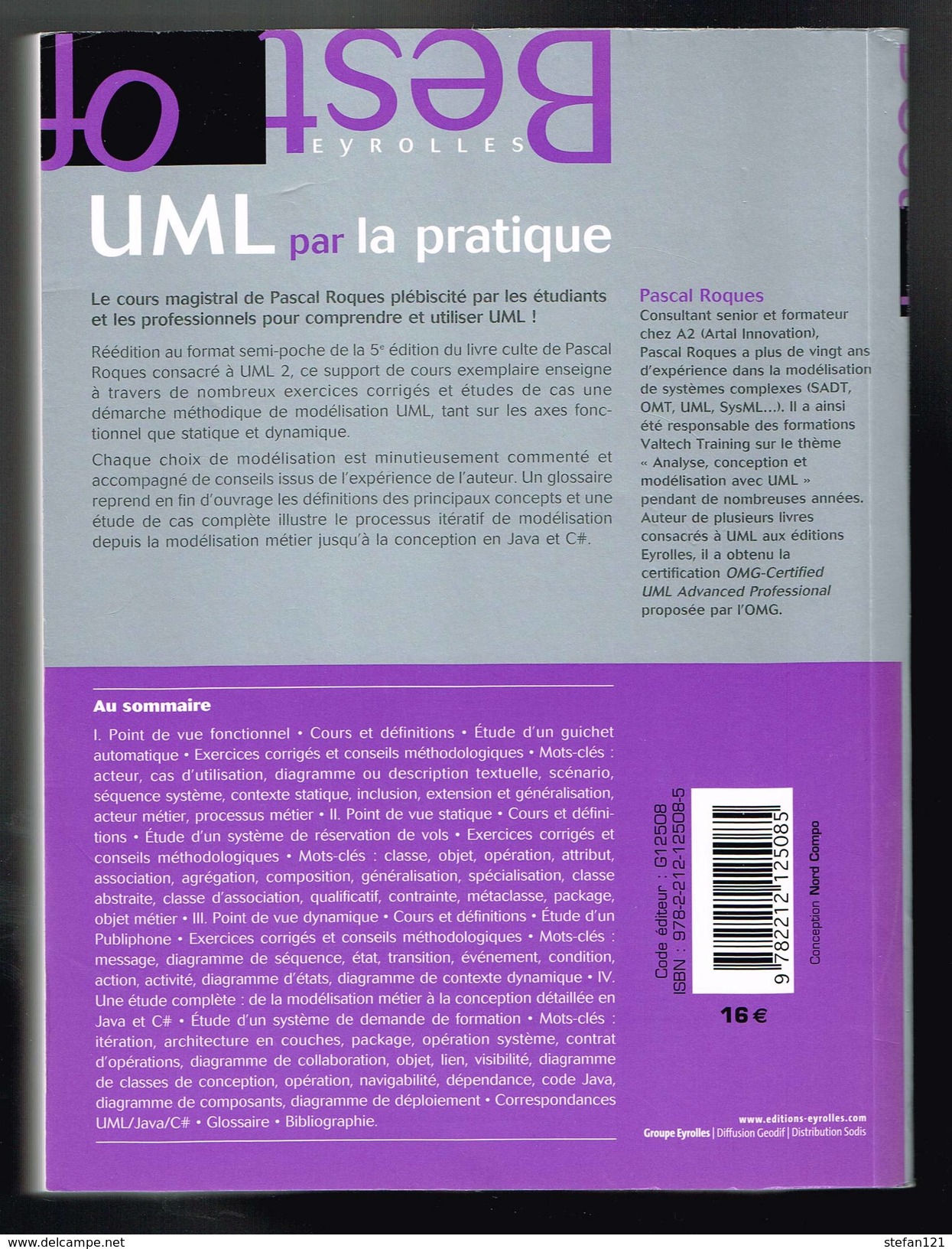 UML Par La Pratique - Pascal Roques - 2009 - 360 Pages 20 X 15 Cm - Informatica