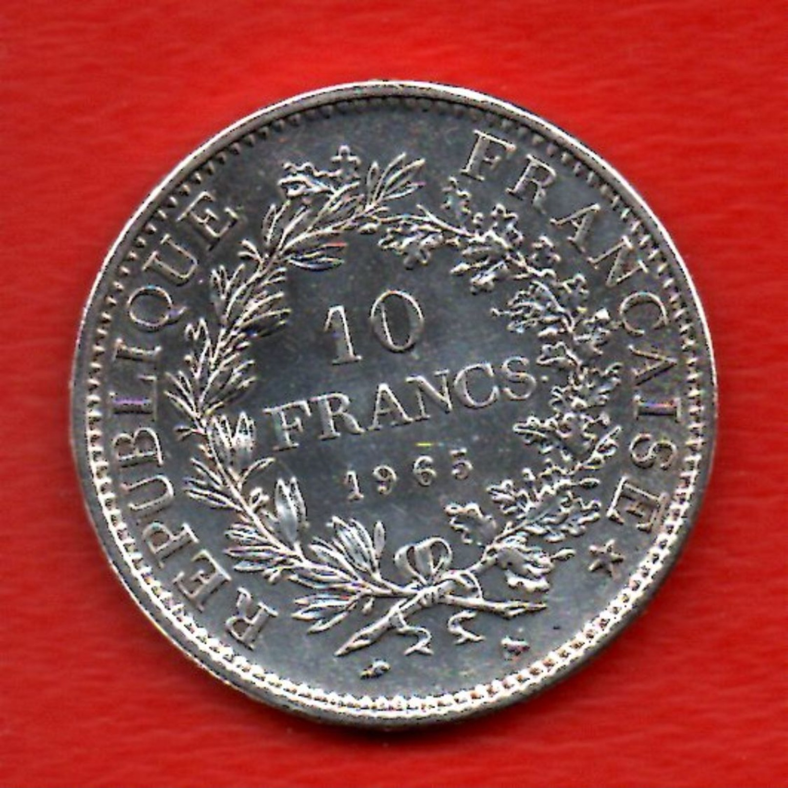 10 Francs Hercule  Argent 25 Gr - Autres & Non Classés