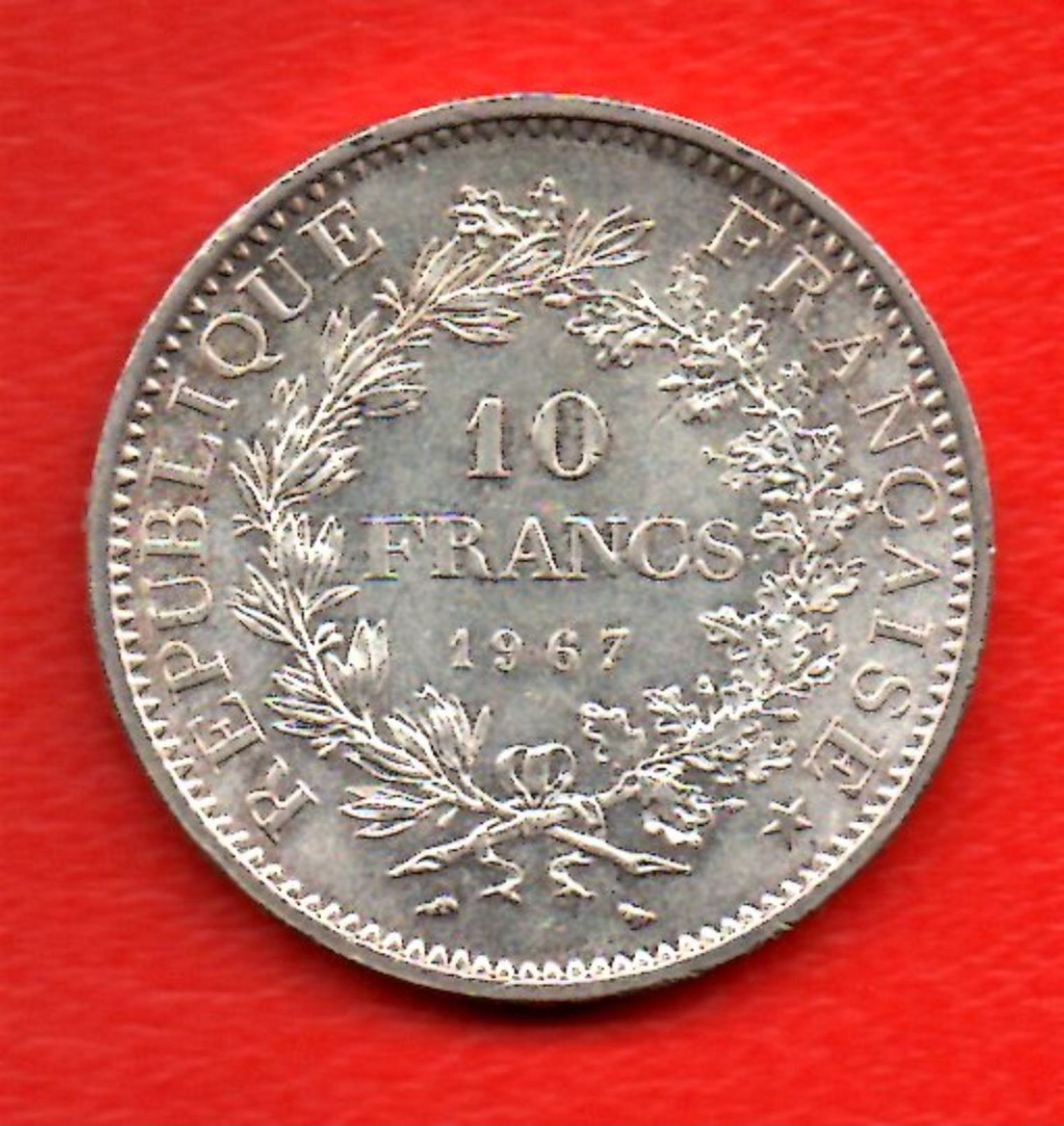 10 Francs Hercule  Argent 25 Gr - Autres & Non Classés