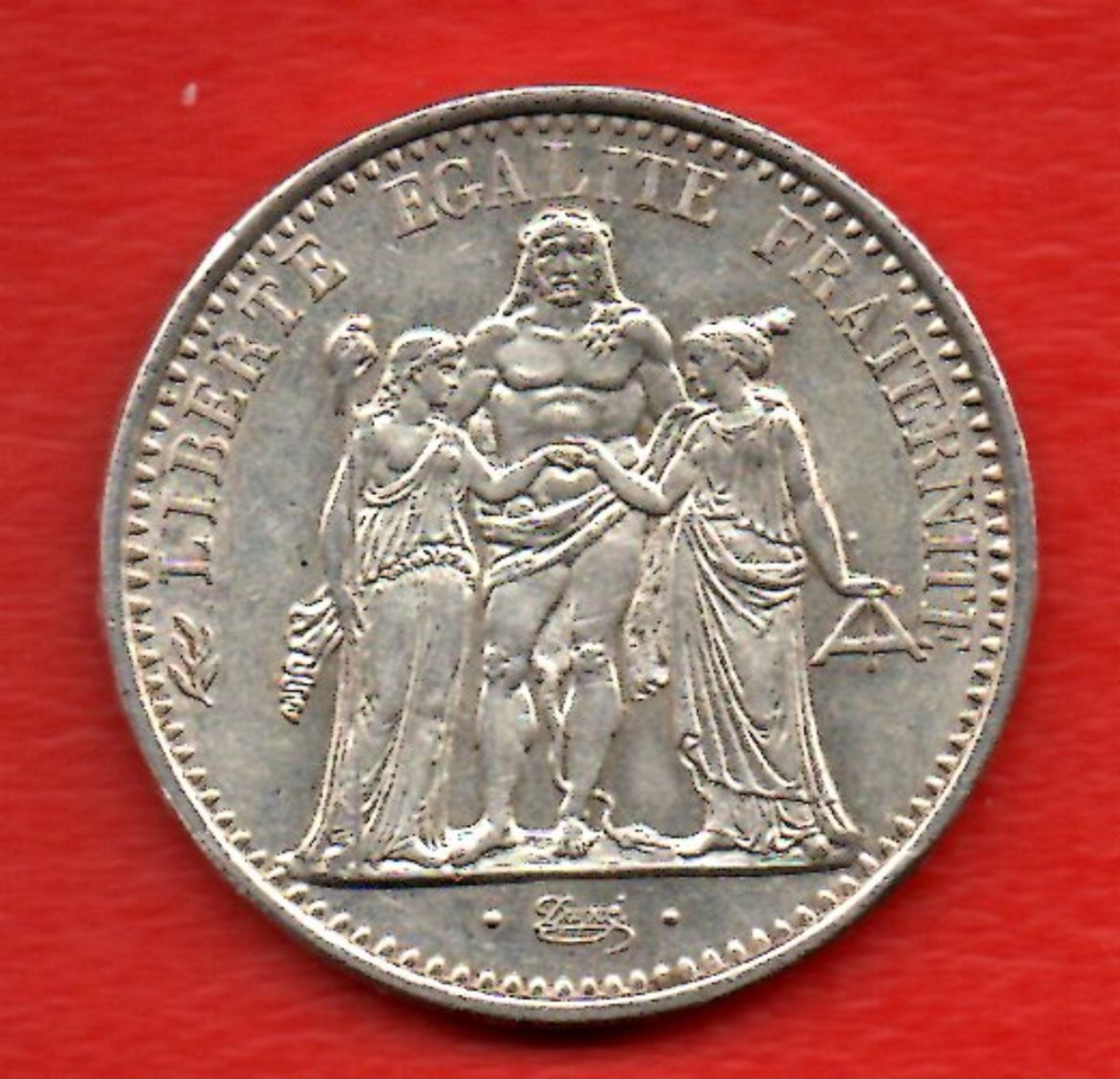 10 Francs Hercule  Argent 25 Gr - Autres & Non Classés