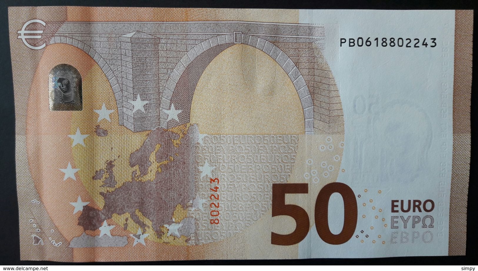 NETHERLANDS 50 Euro 2017  Letter PB UNC  P001 F3 Nederland - 50 Euro