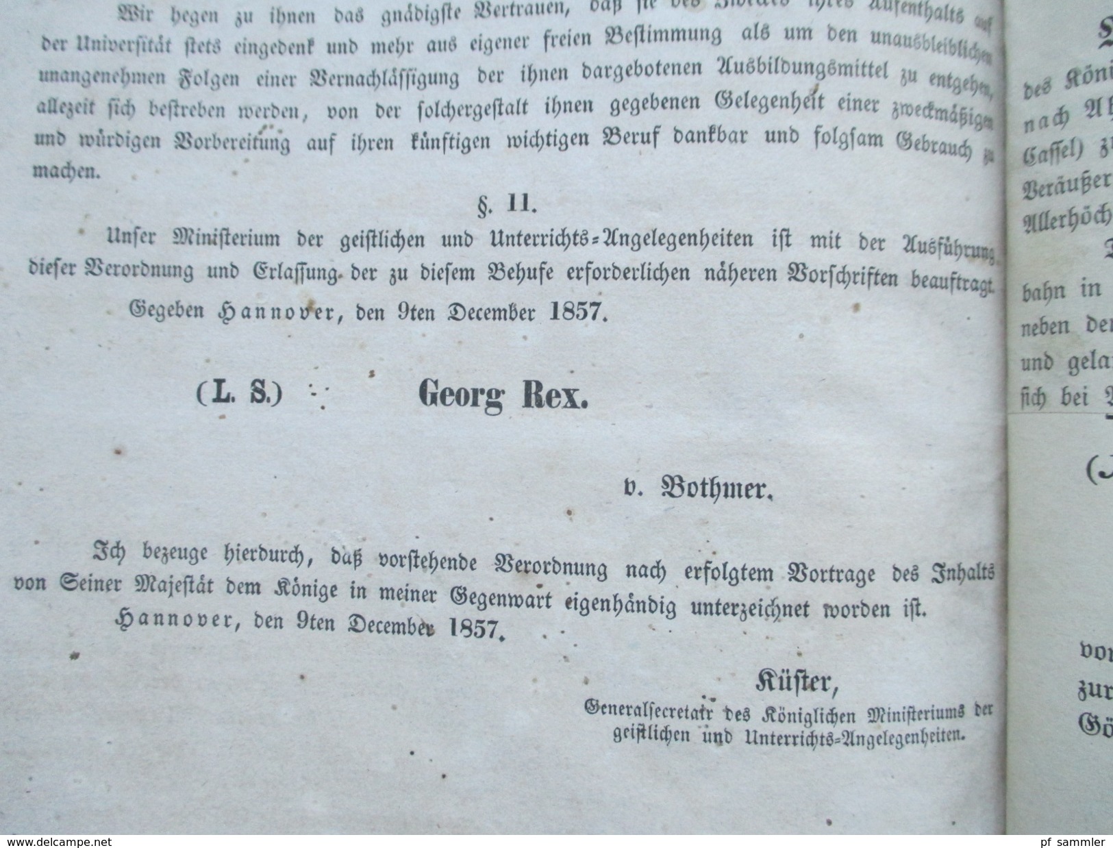 Gesetz Sammlung für das Königreich Hannover 1857 / 1866. Königl. Hannoversches Finanz Ministerium