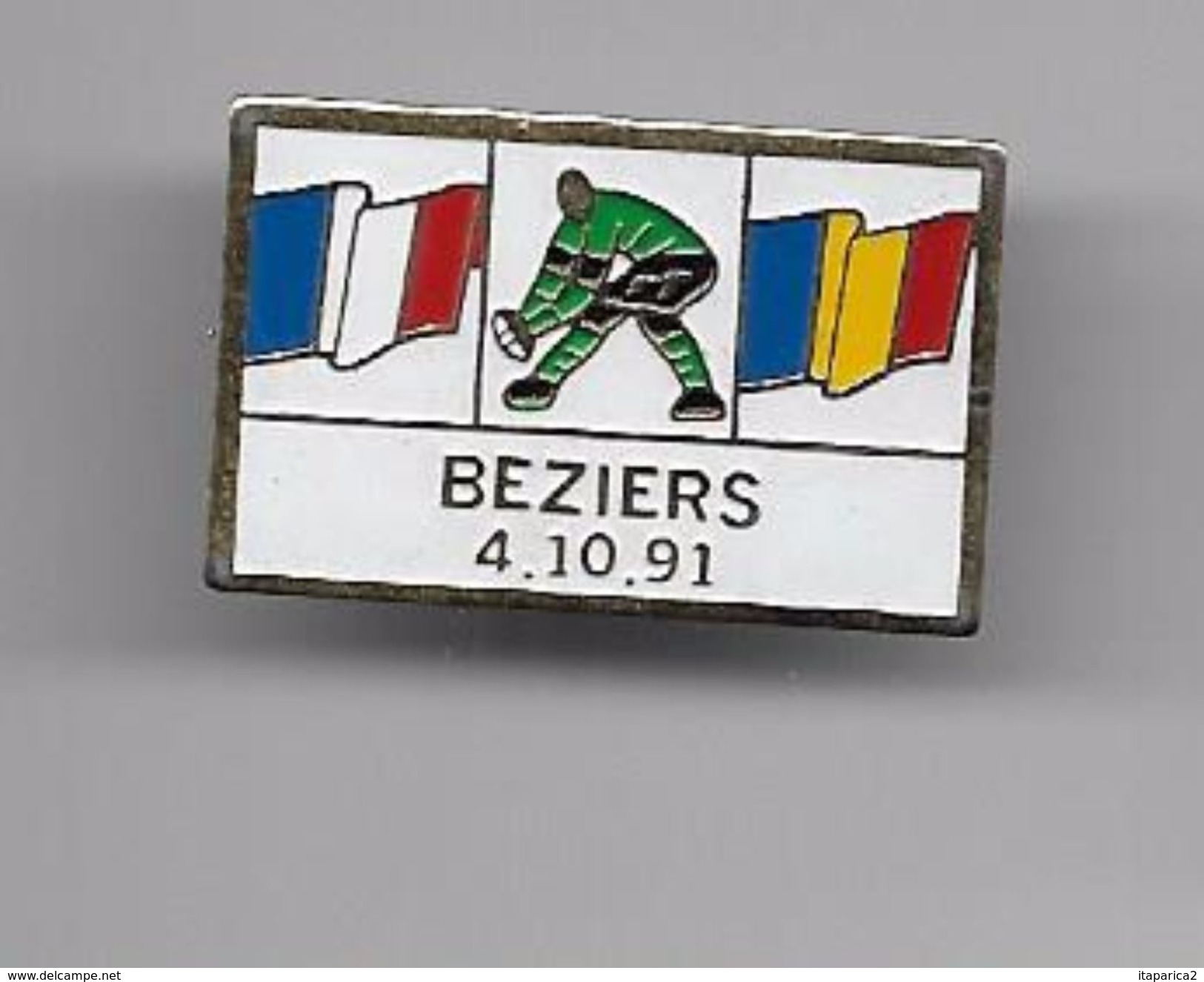 PINS  SPORTS RUGBY WORLD CUP BEZIERS  4 10 91 FRANCE ROUMANIE / 33NAT - Rugby