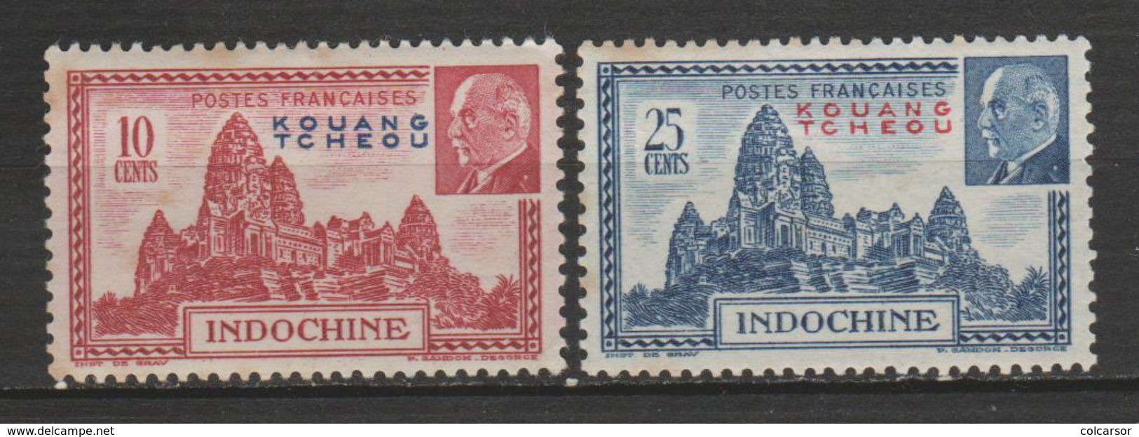 KOUANG-TCHÉOU .N°138-139 " MARECHAL PÉTAIN " - Unused Stamps