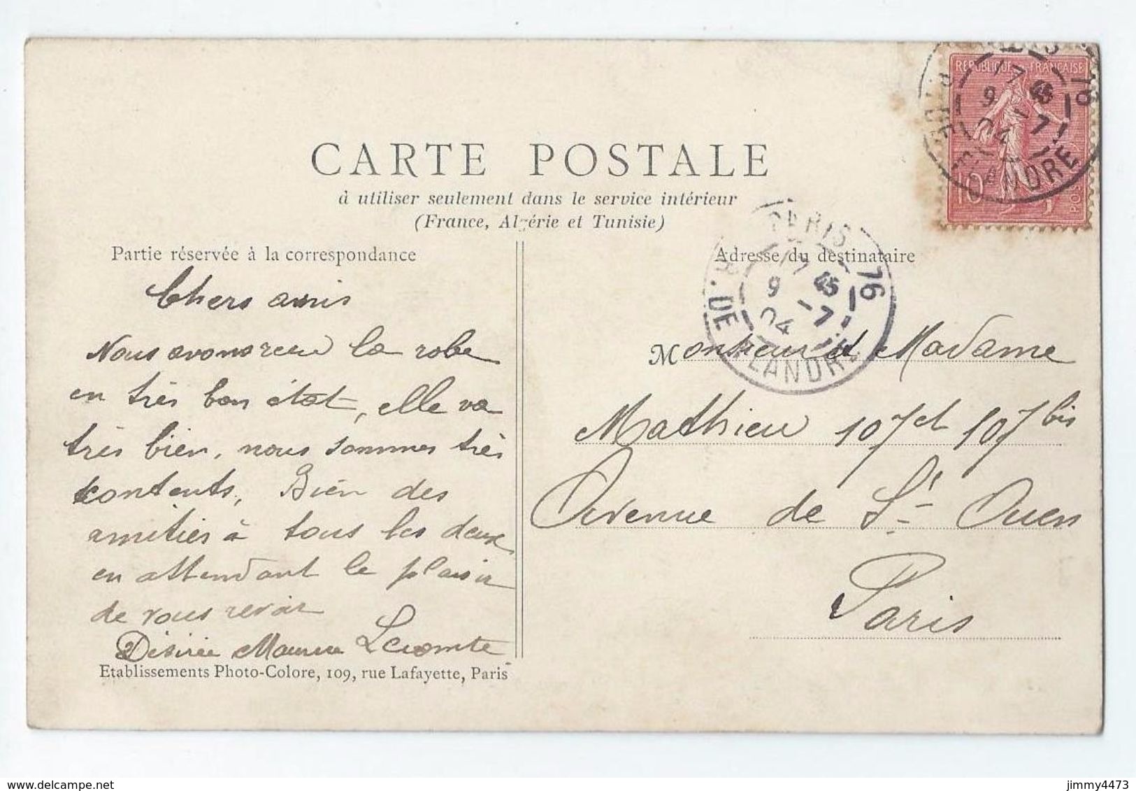 CPA - Buttes-Chaumont En 1904 - Pont Suspendu - PARIS 75 Seine 19 ème Arr. - Edit. Photo Colore Paris N° 71 -Recto-Verso - Arrondissement: 19