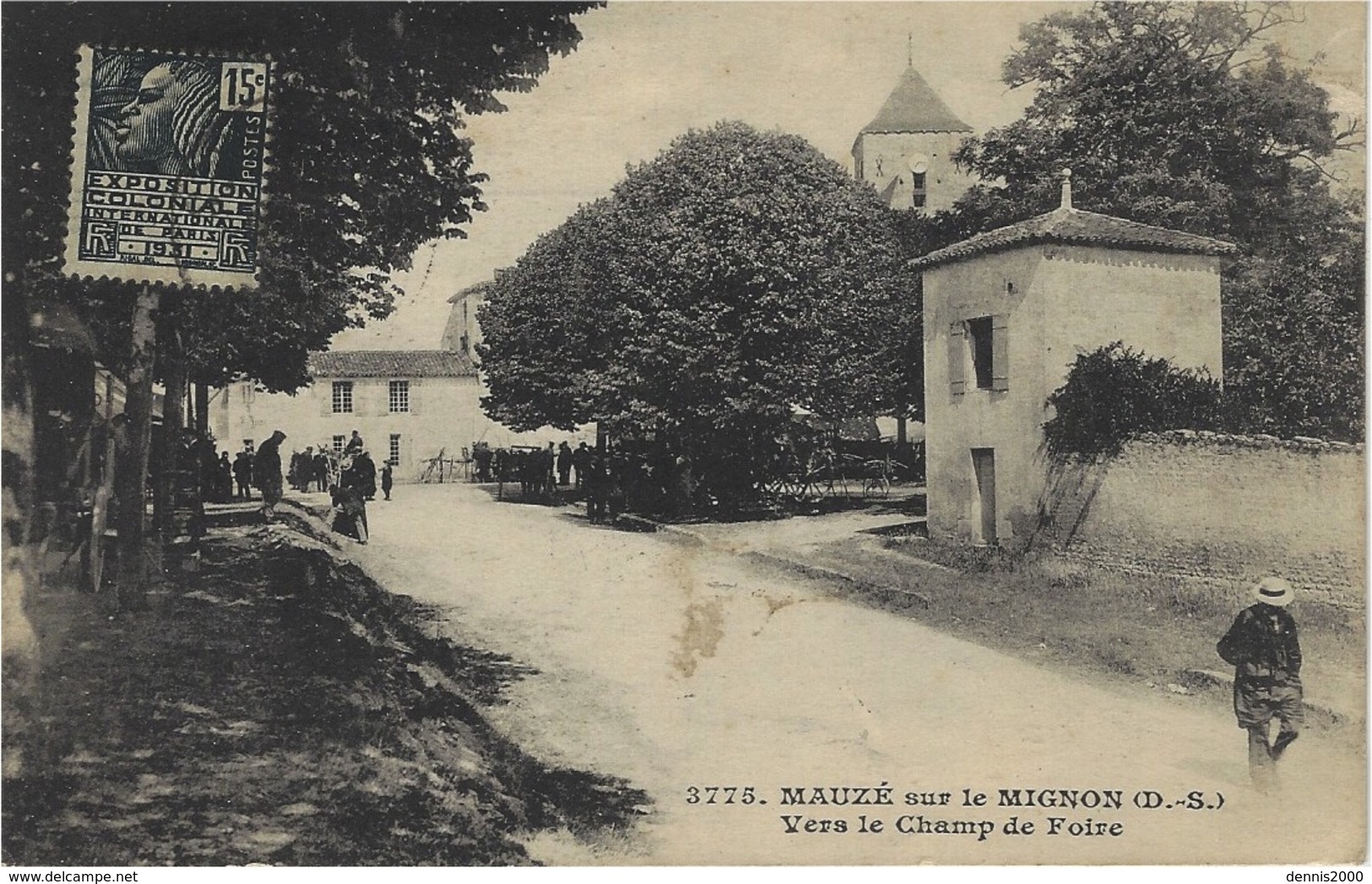 3775- MAUZE Sur Le MIGNON -vers Le Champ De Foire - Ed. Bergevin - Mauze Sur Le Mignon