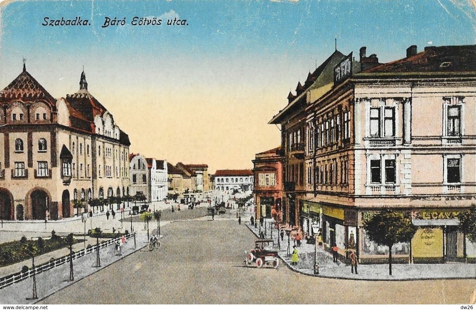 Subotica (Serbie) - Szabadka - Baro Eotvös Utca - Serbien
