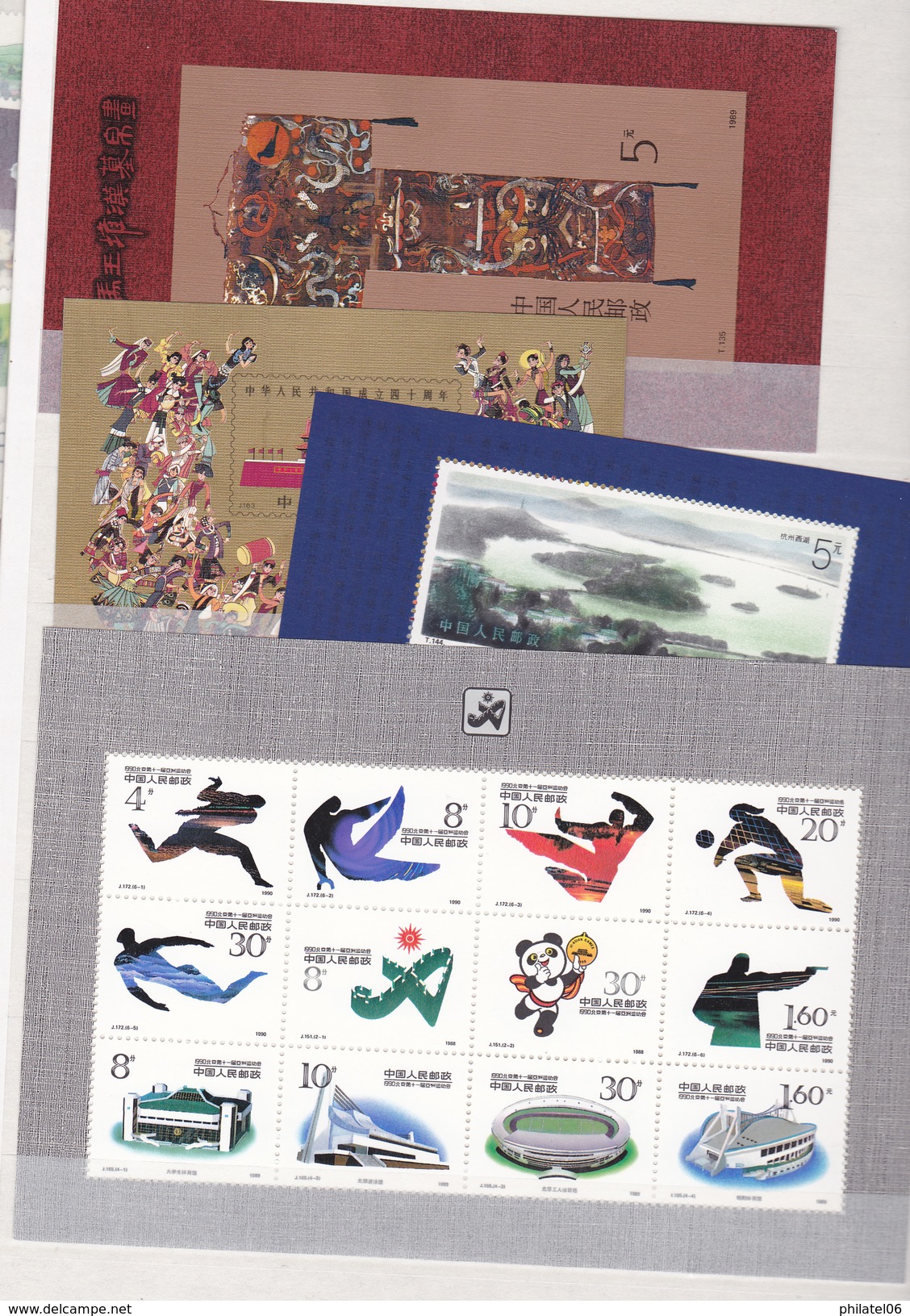 CHINA  SETS MINT AND BLOCS  MNH**