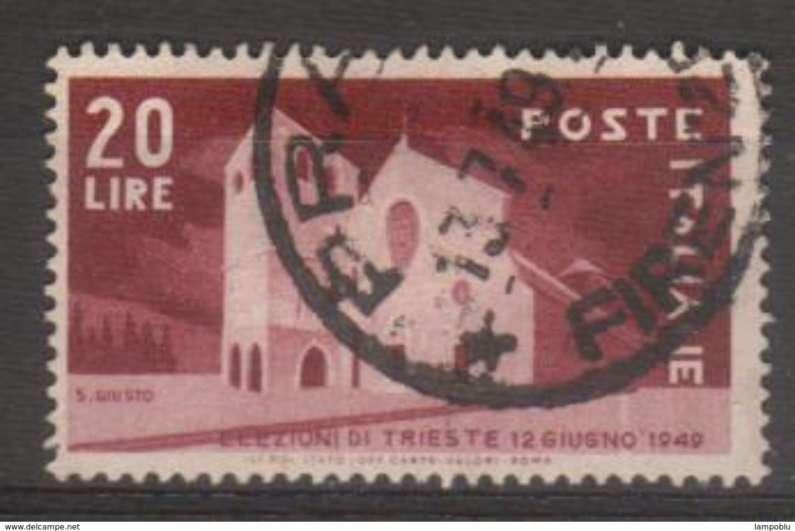 1949 - Elezioni Amministrative A Trieste - Sassone N.606 - 1946-60: Used